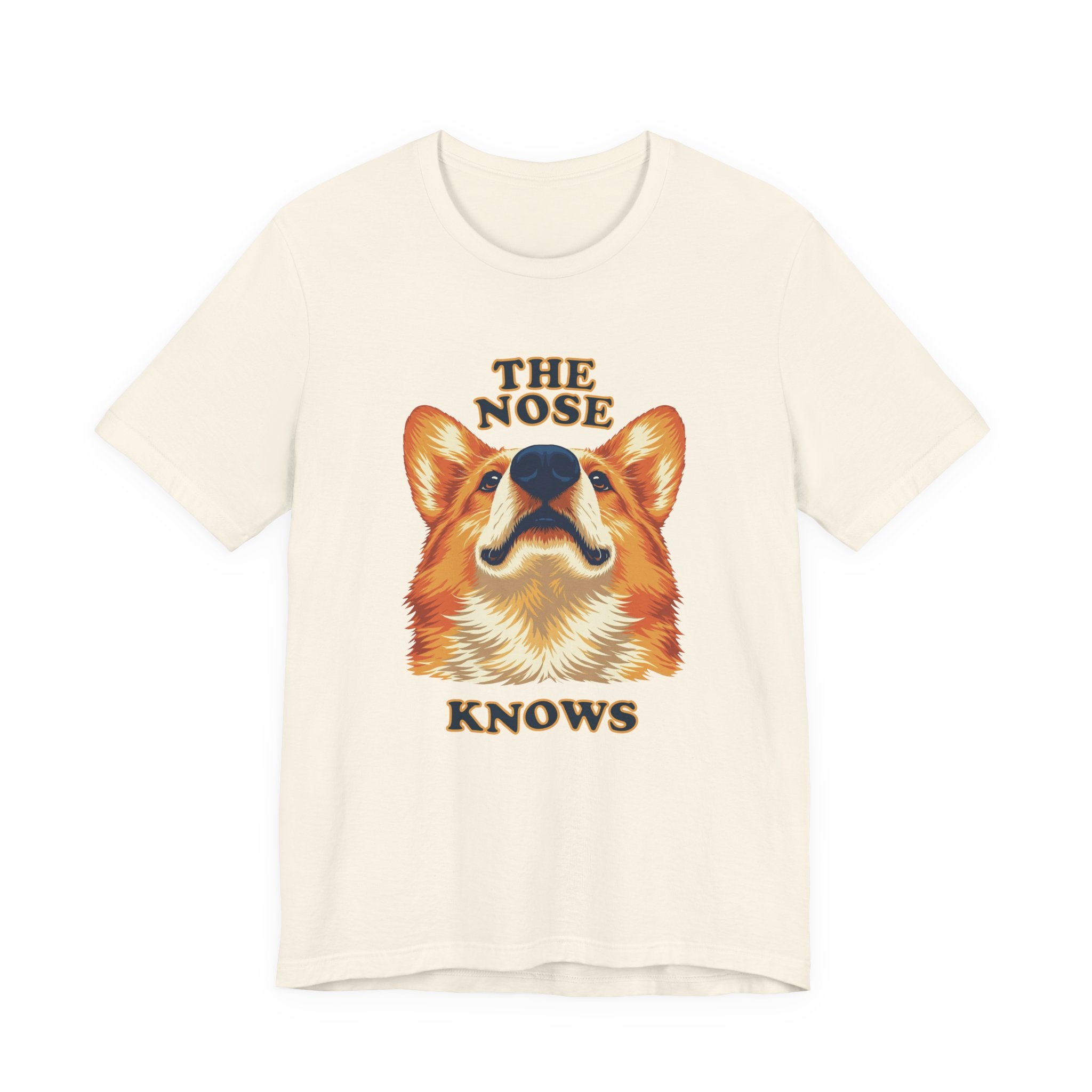 Corgi Lovers T-Shirt - "The Nose Knows"