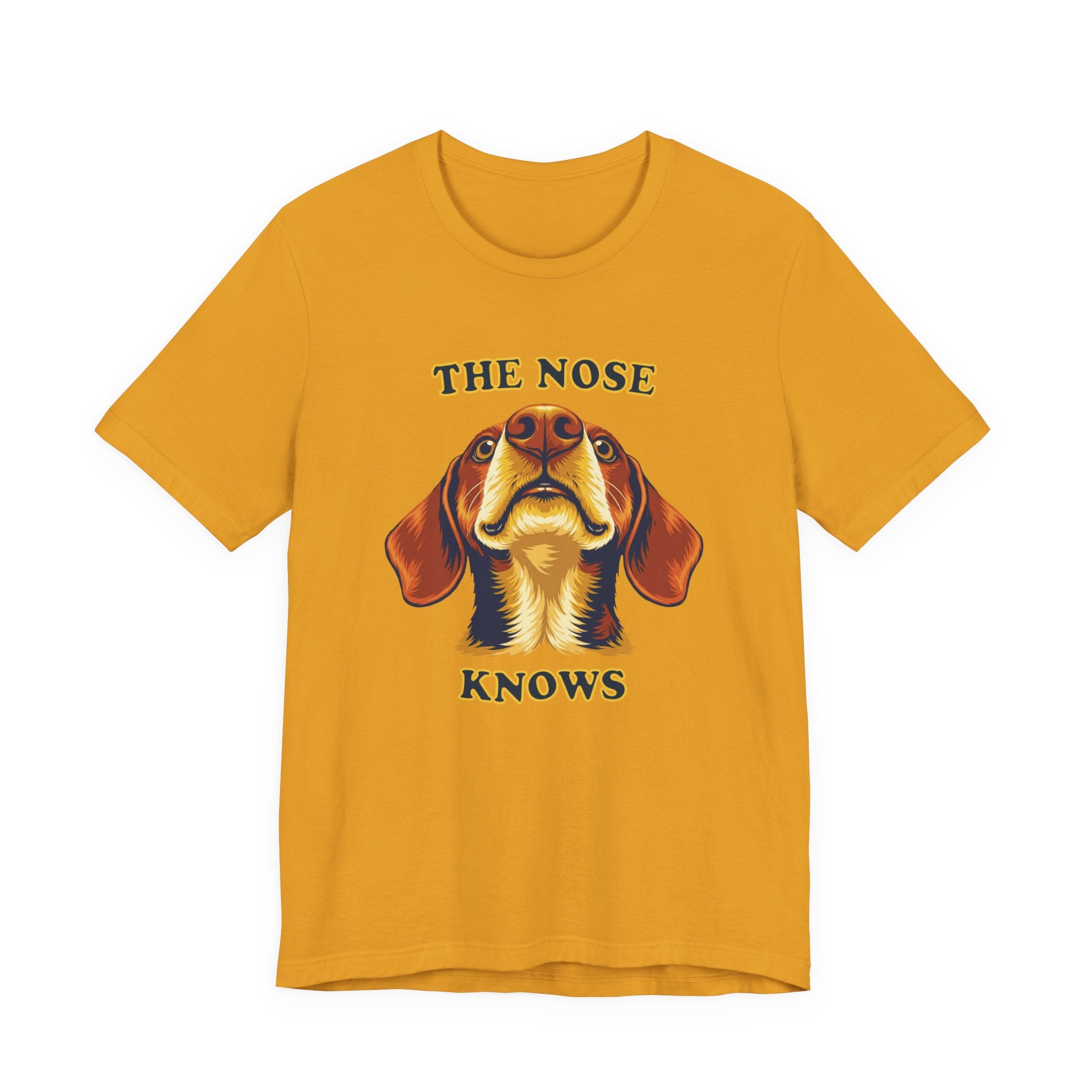 Shorthaired Dachshund Lovers T-Shirt - "The Nose Knows"