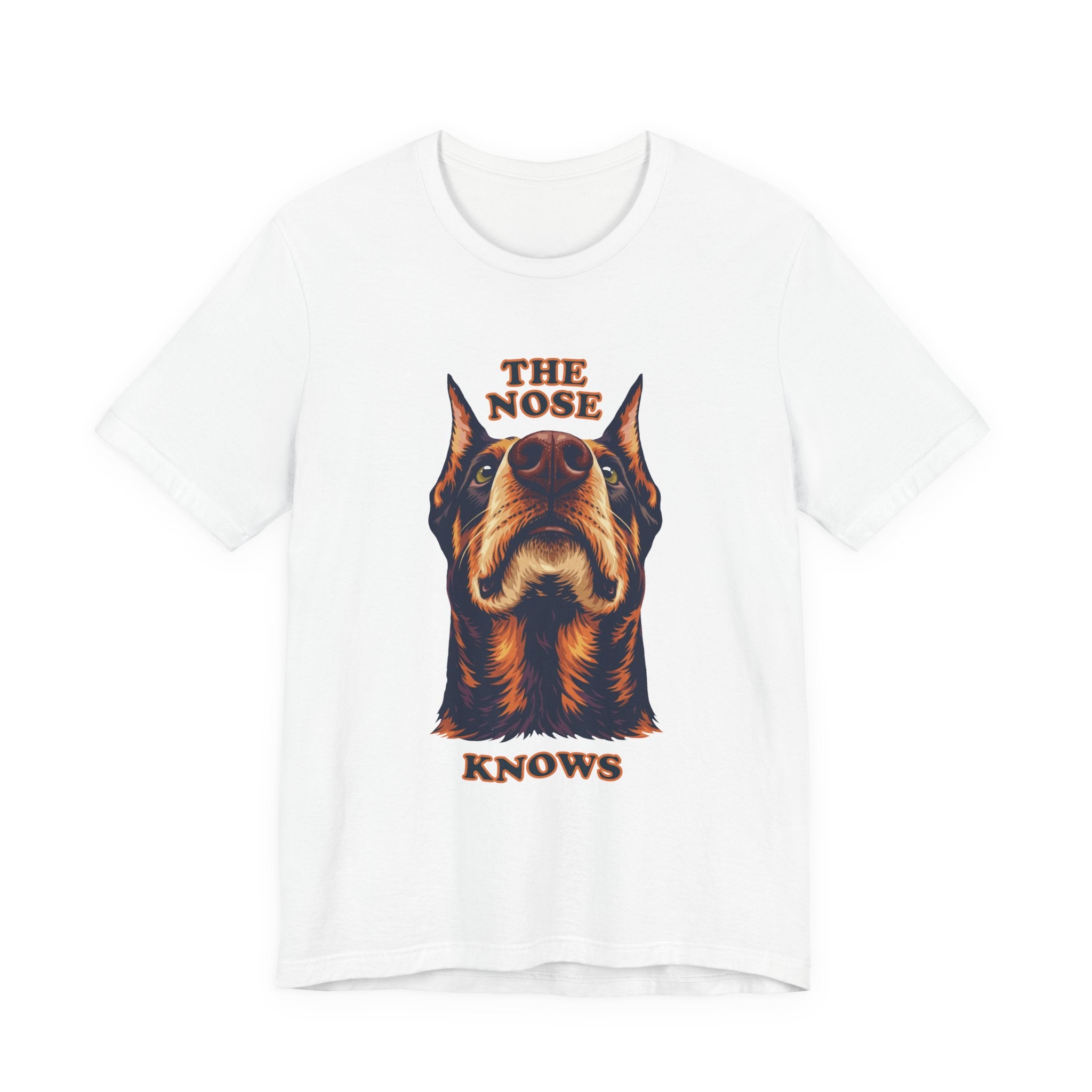 Doberman Lovers T-Shirt - "The Nose Knows"