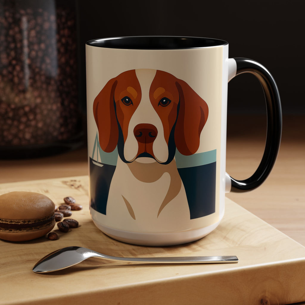 Adorable Beagle Accent Coffee Mug - Perfect Gift for Dog Lovers