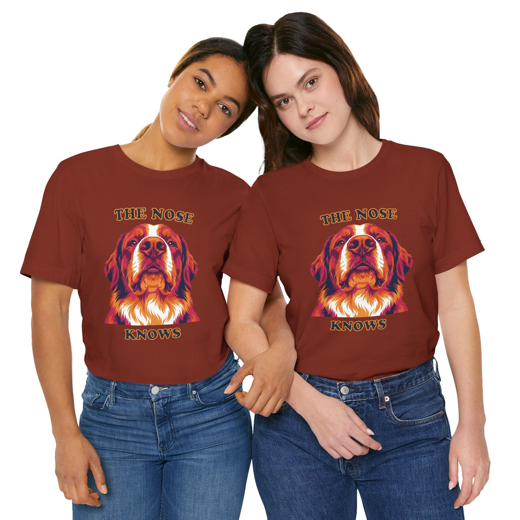 Bernese Mountain Dog Lovers T-Shirt - "The Nose Knows"