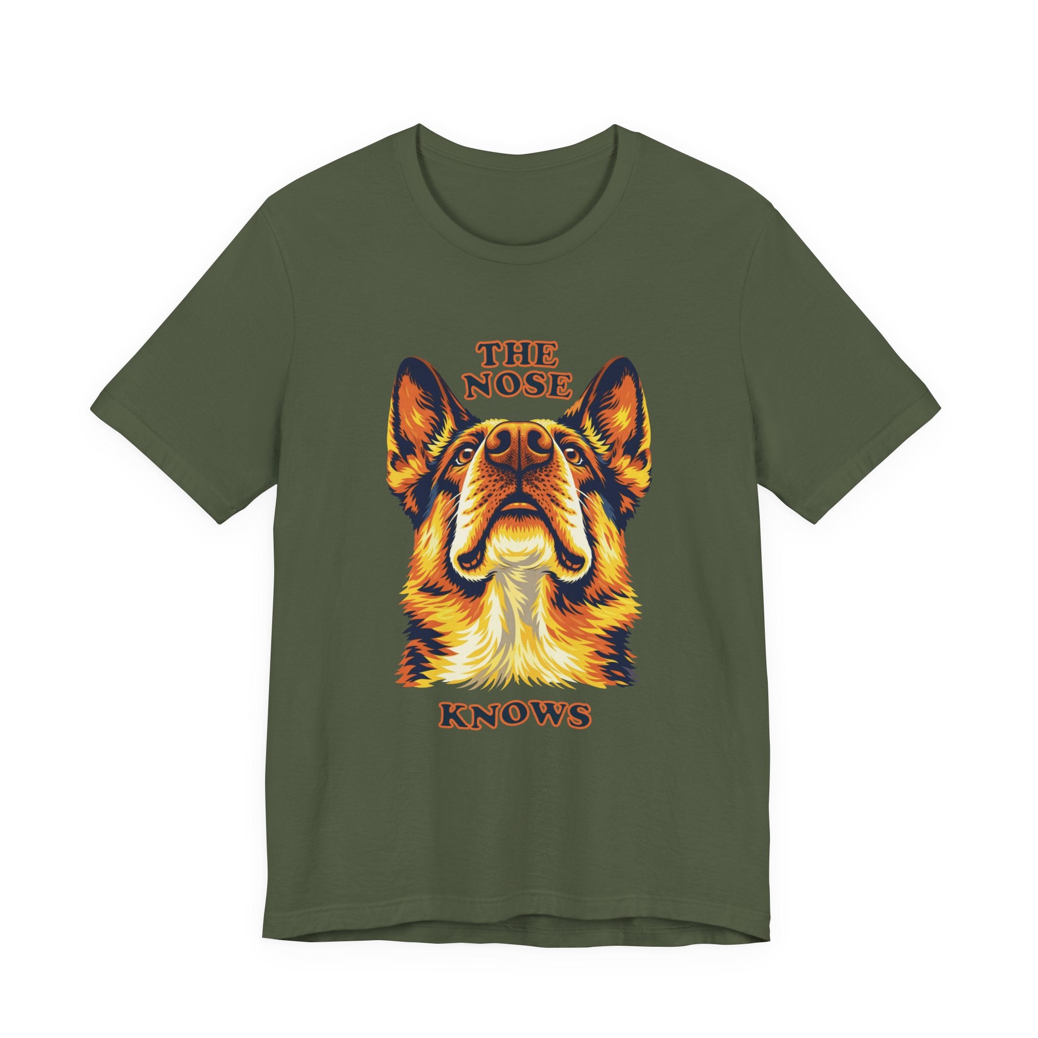 German Shepard Lovers T-Shirt - "The Nose Knows"