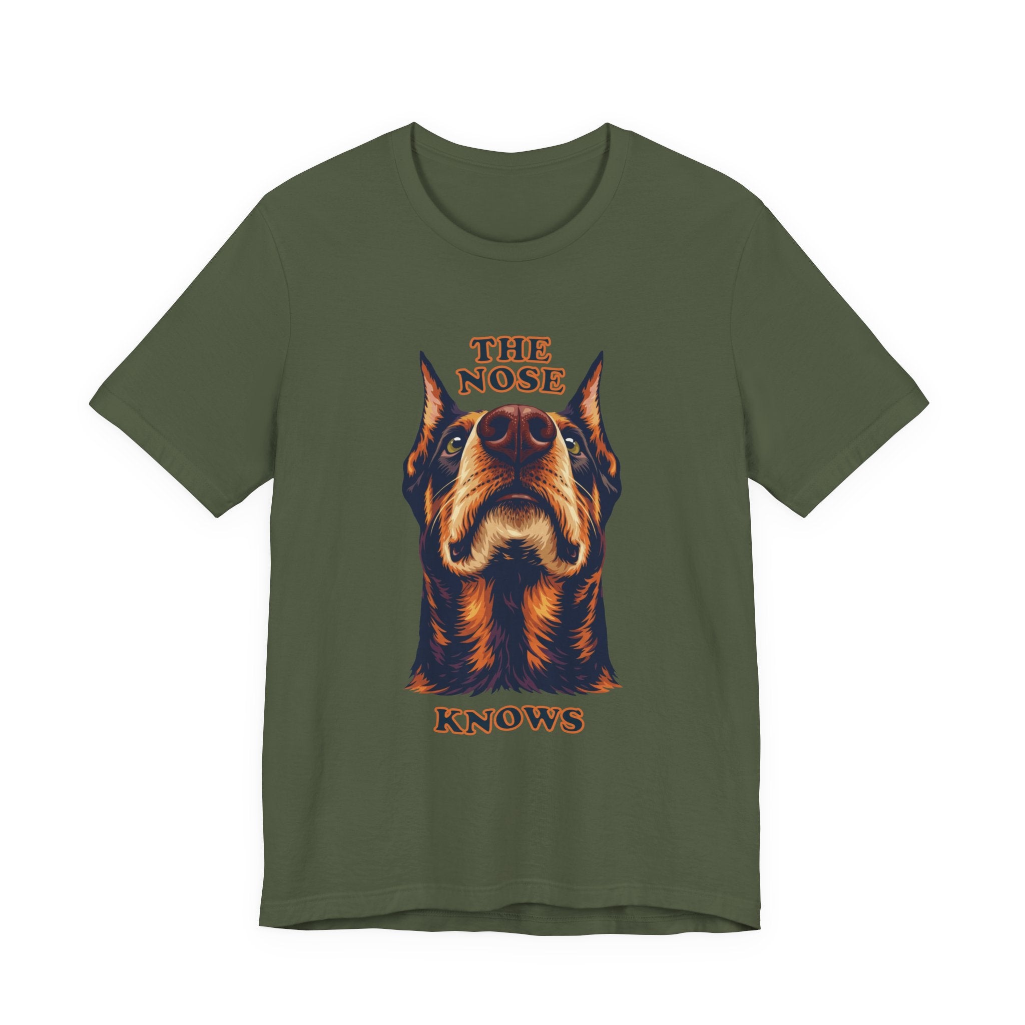 Doberman Lovers T-Shirt - "The Nose Knows"