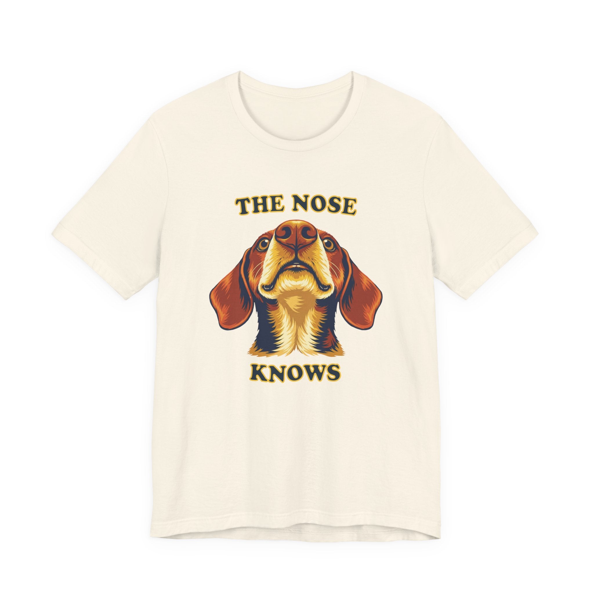Shorthaired Dachshund Lovers T-Shirt - "The Nose Knows"