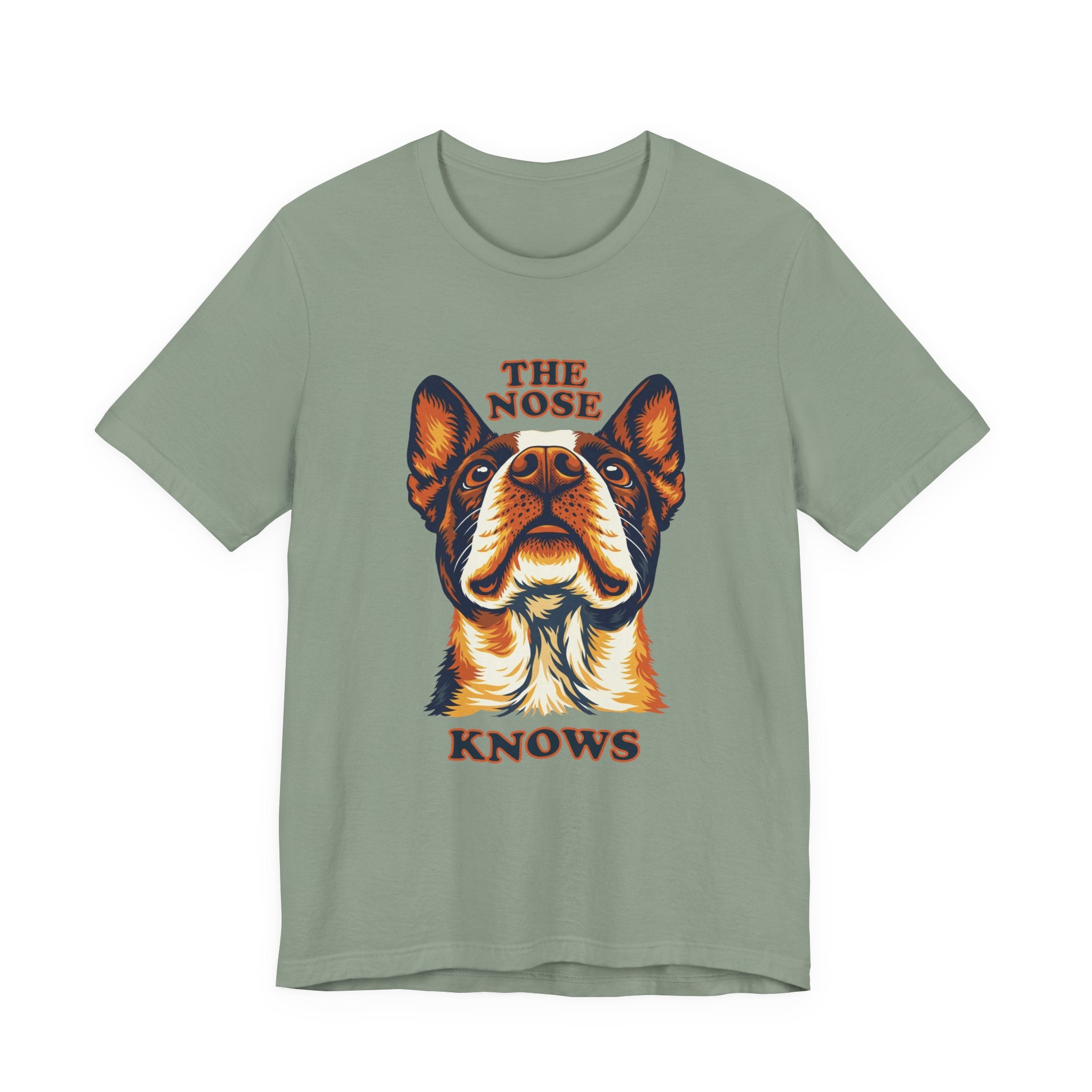 Boston Terrier Lovers T-Shirt - "The Nose Knows"