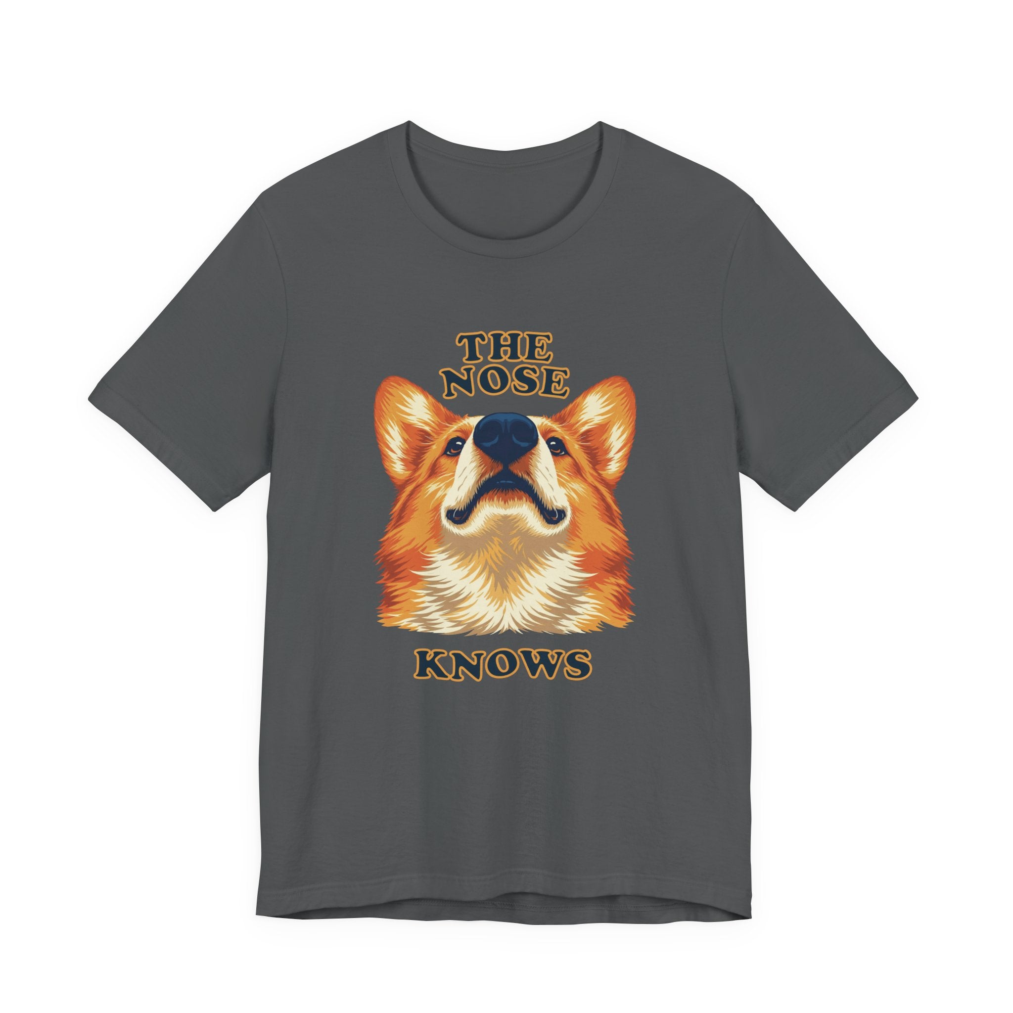Corgi Lovers T-Shirt - "The Nose Knows"