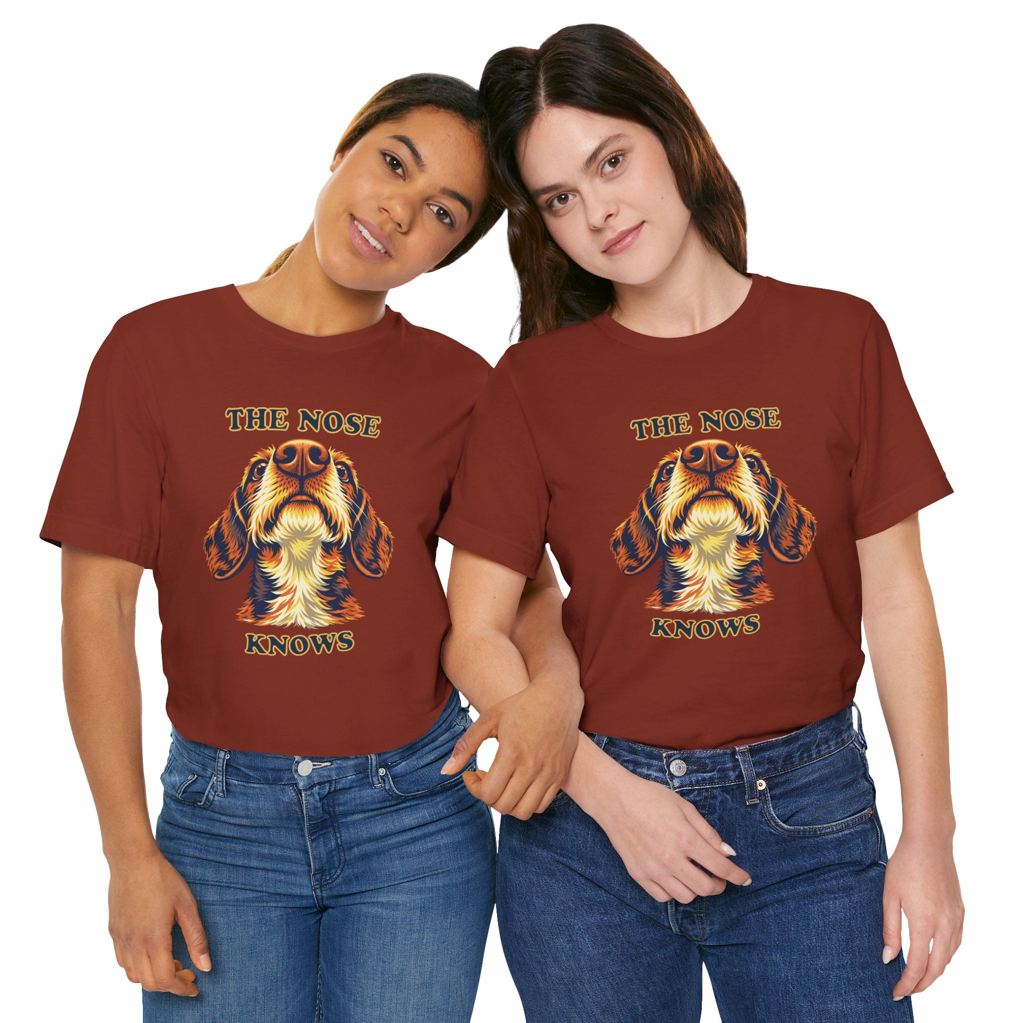 Wirehaired Dachshund Lovers T-Shirt - "The Nose Knows"