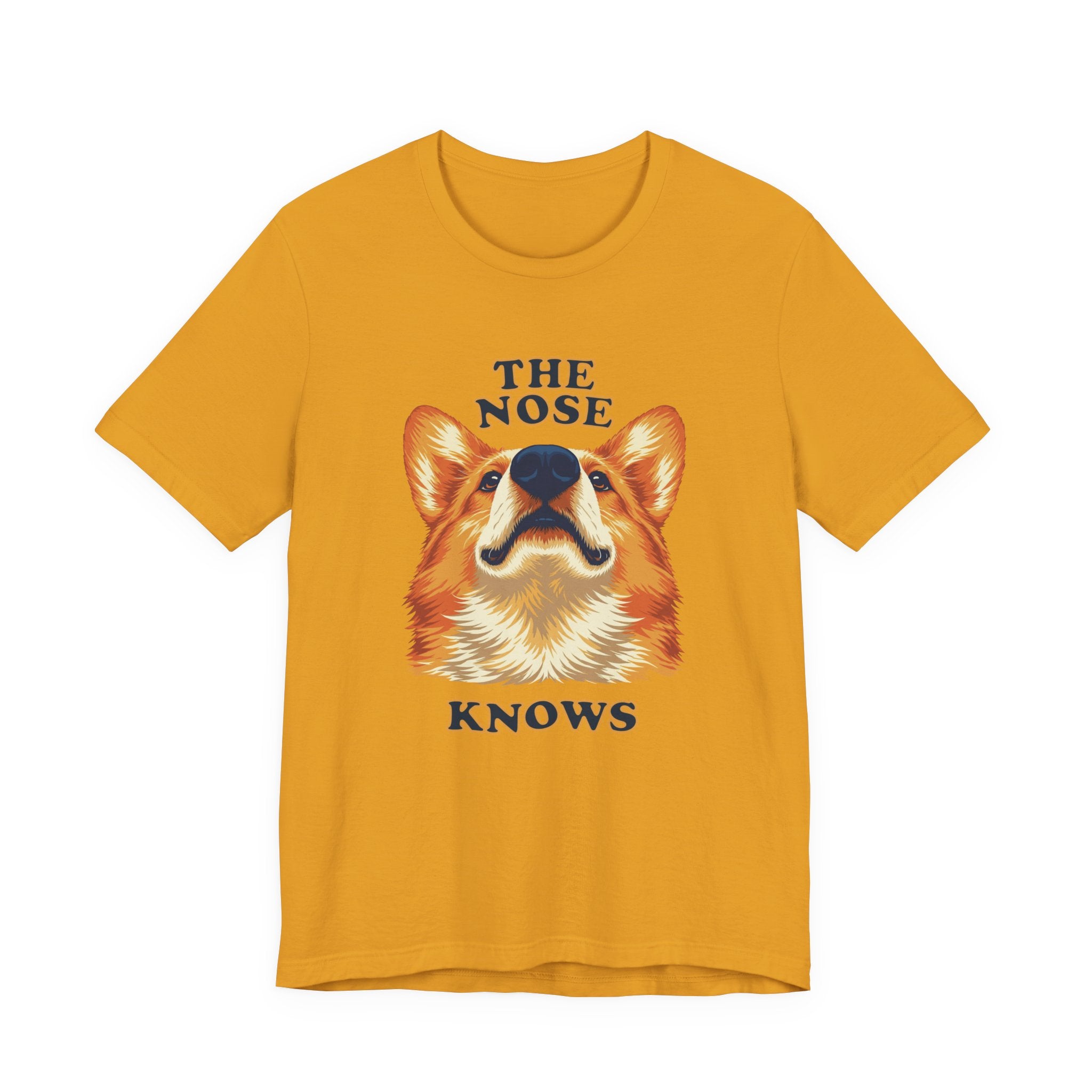 Corgi Lovers T-Shirt - "The Nose Knows"