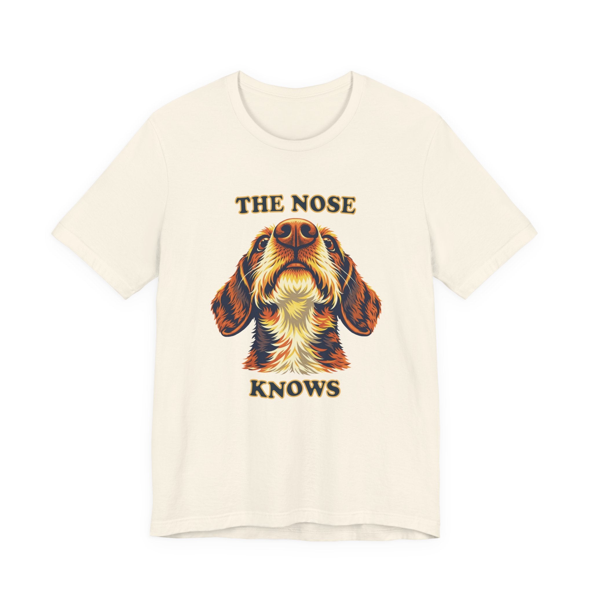 Wirehaired Dachshund Lovers T-Shirt - "The Nose Knows"
