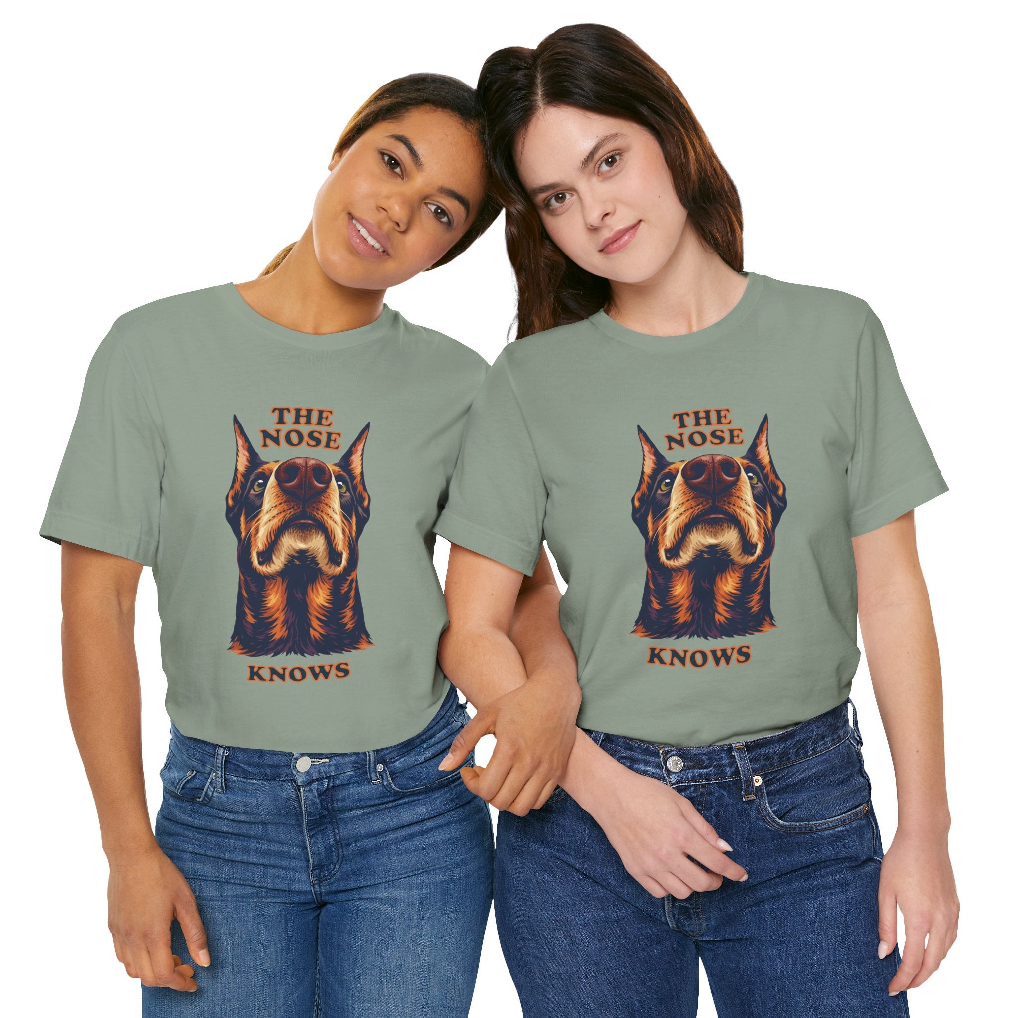 Doberman Lovers T-Shirt - "The Nose Knows"