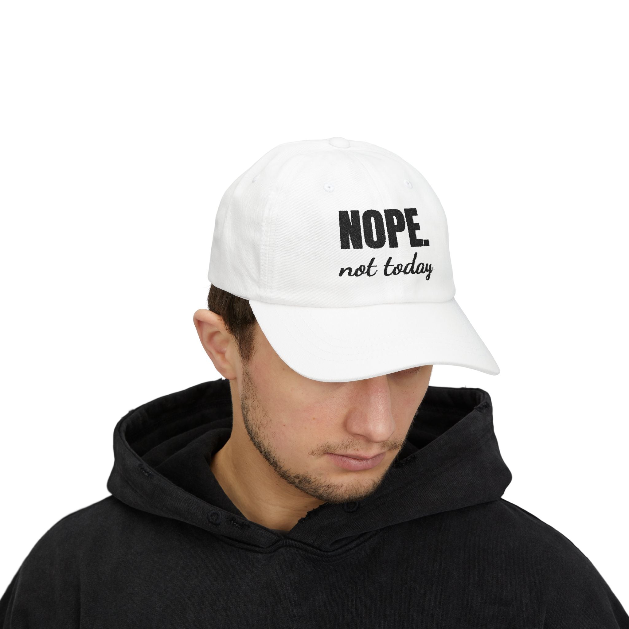 Funny Dad Cap – 'NOPE. not today' Adjustable Hat