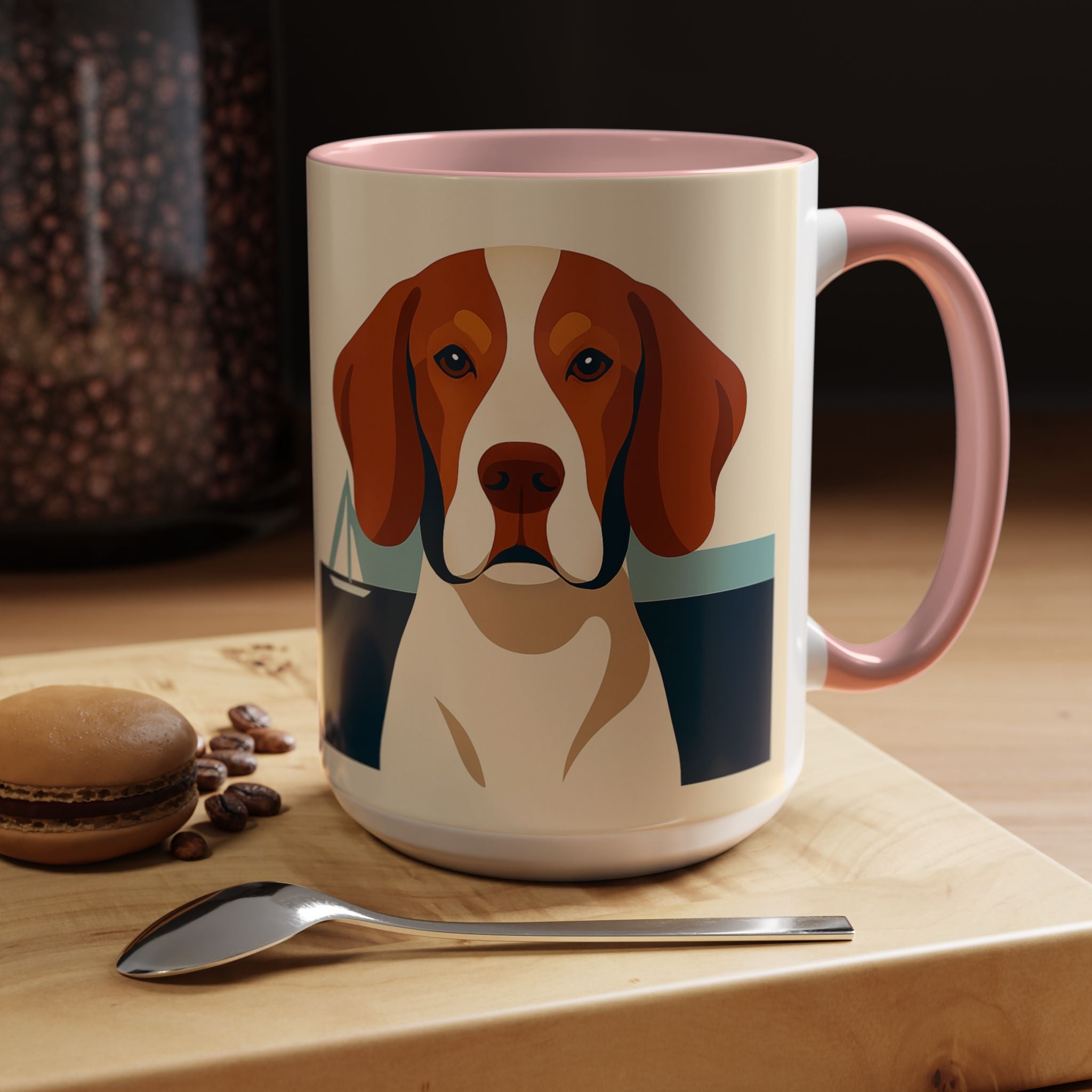 Adorable Beagle Accent Coffee Mug - Perfect Gift for Dog Lovers