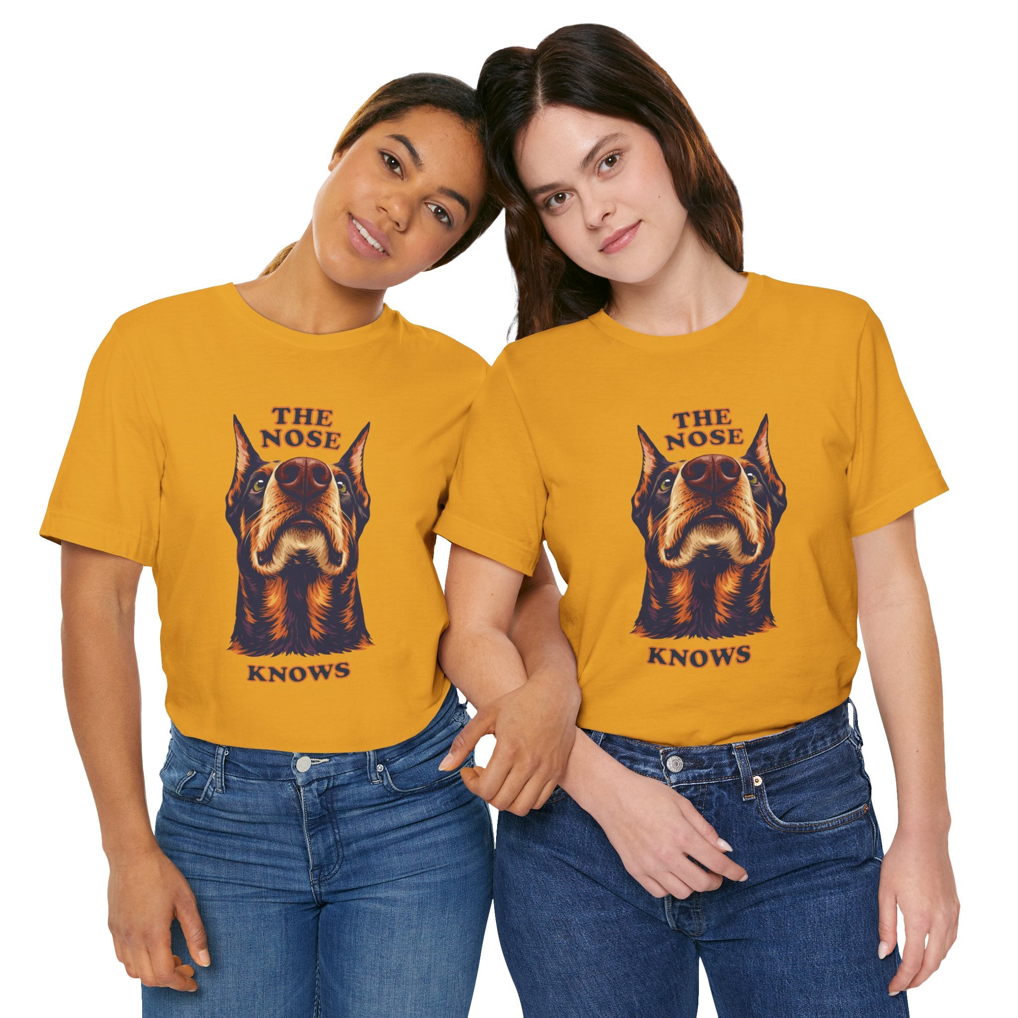 Doberman Lovers T-Shirt - "The Nose Knows"