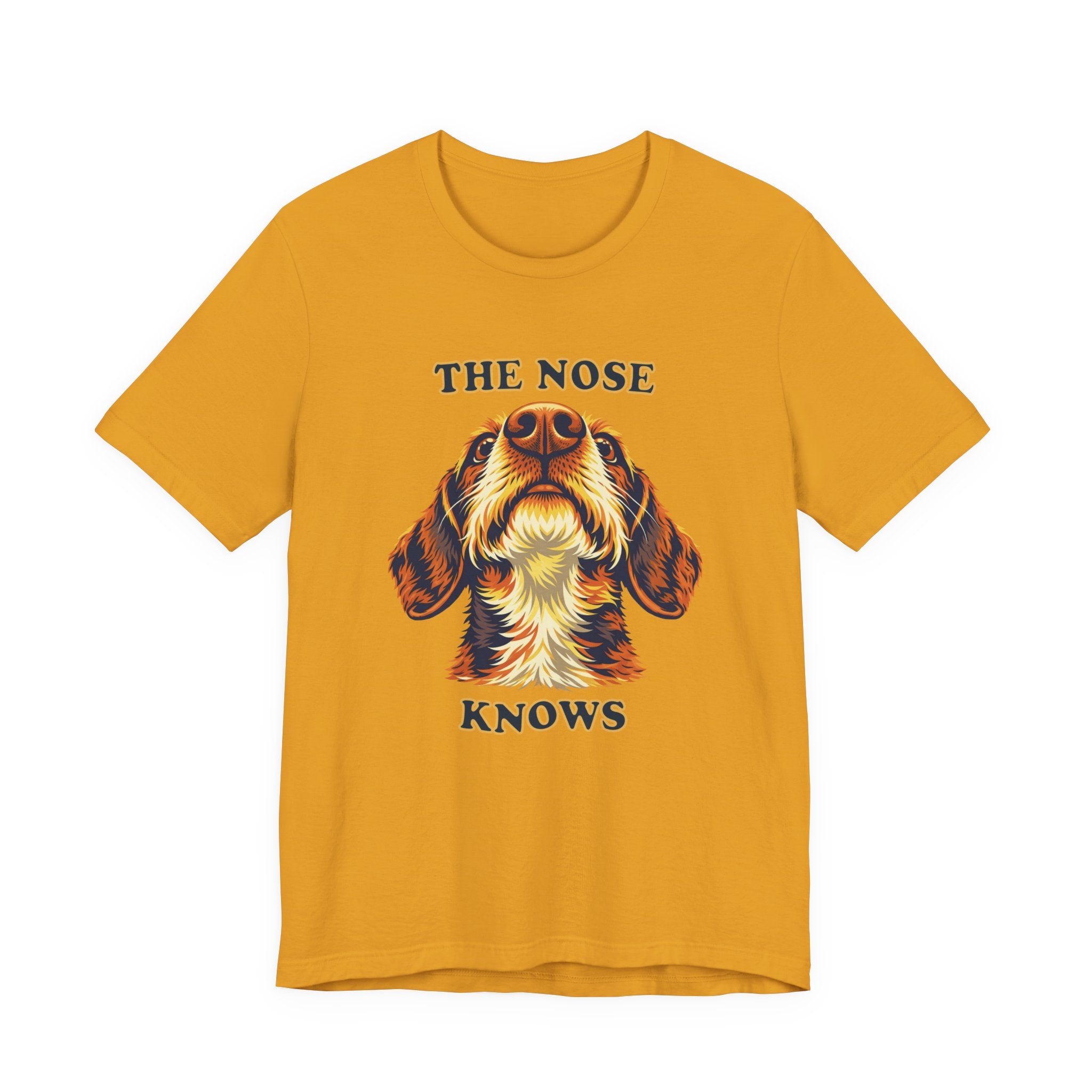 Wirehaired Dachshund Lovers T-Shirt - "The Nose Knows"