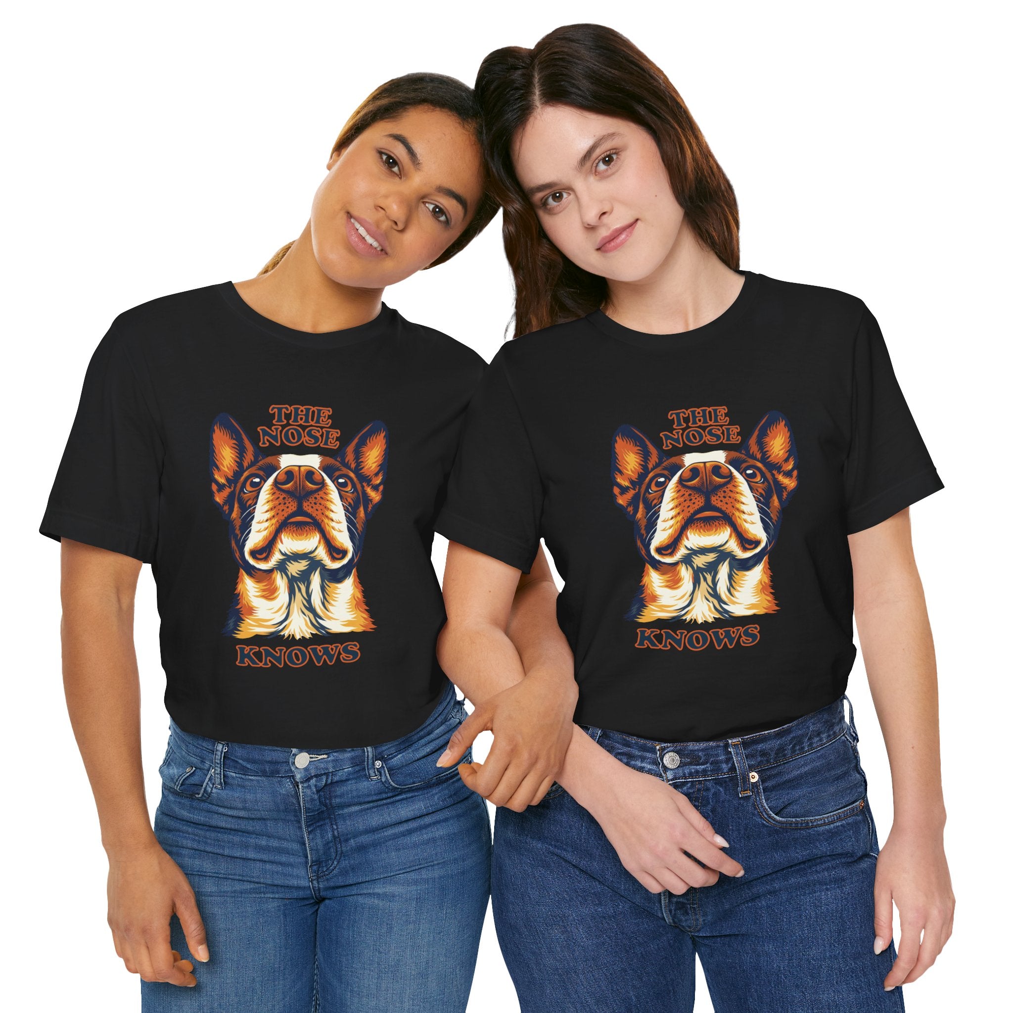 Boston Terrier Lovers T-Shirt - "The Nose Knows"