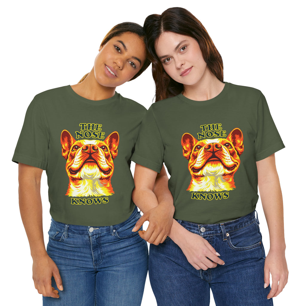 Frenchie Lovers T-Shirt - "The Nose Knows"