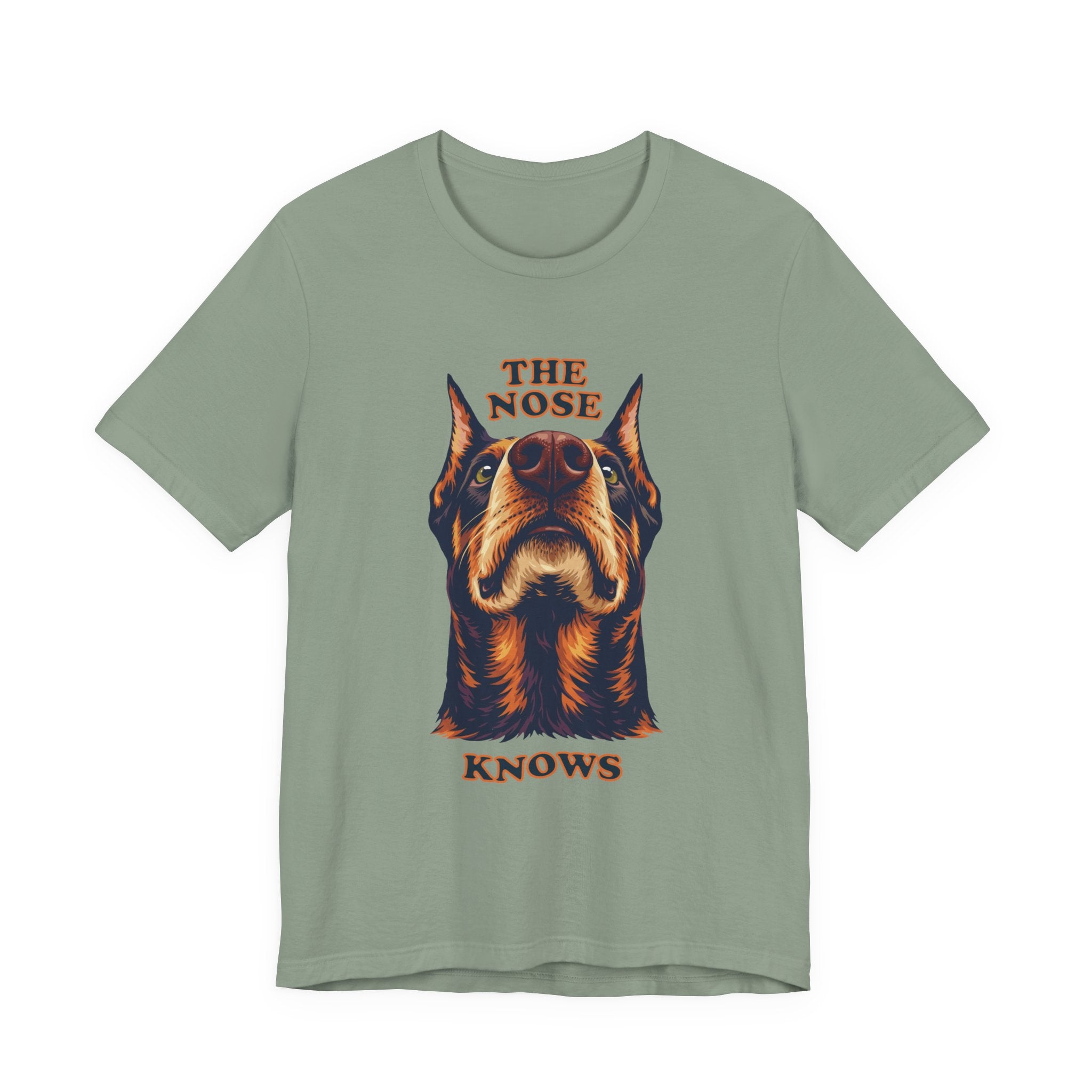 Doberman Lovers T-Shirt - "The Nose Knows"