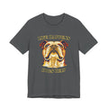 Bulldog Lovers T-Shirt - "Life Happens Dogs Help"