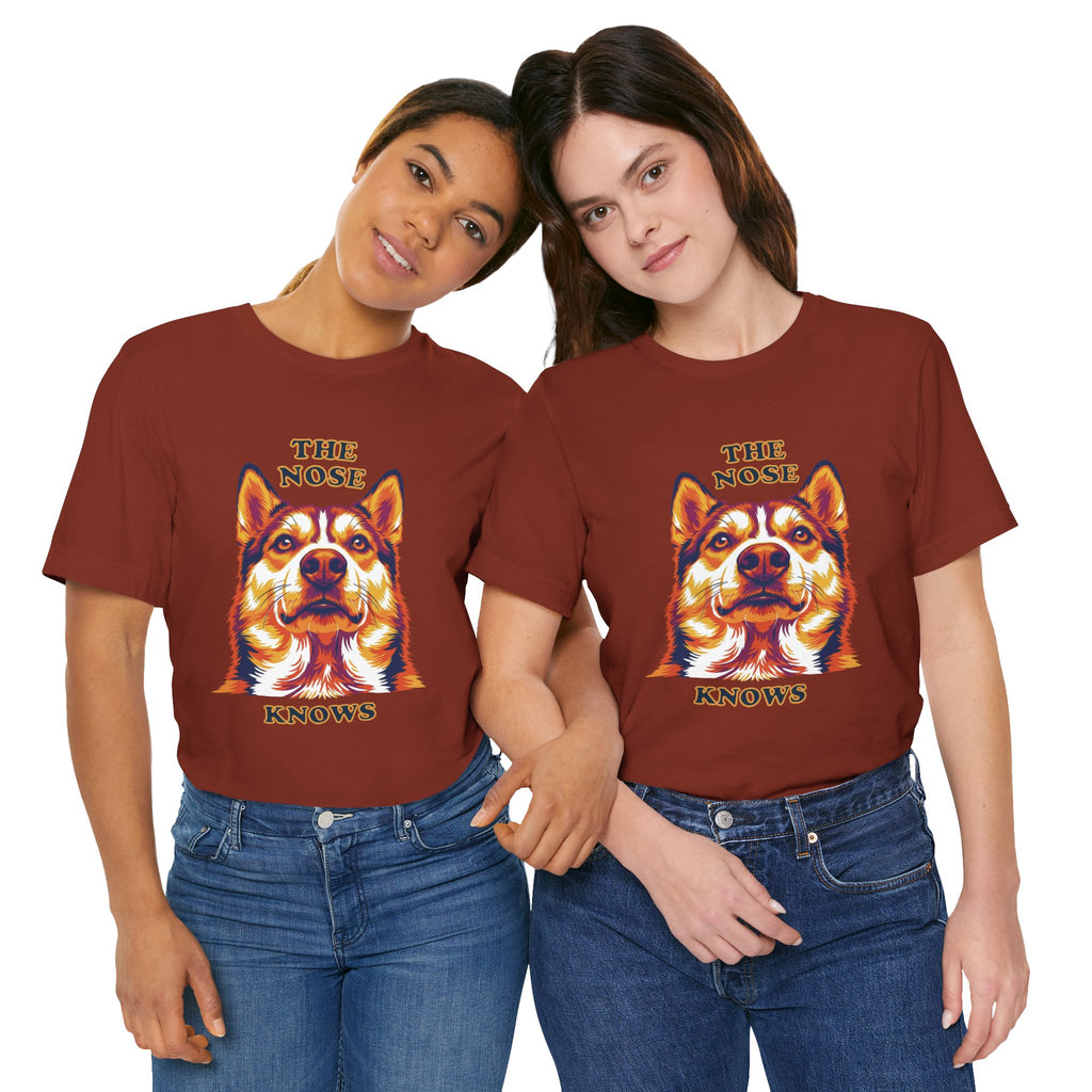 Husky Lovers T-Shirt - "The Nose Knows"
