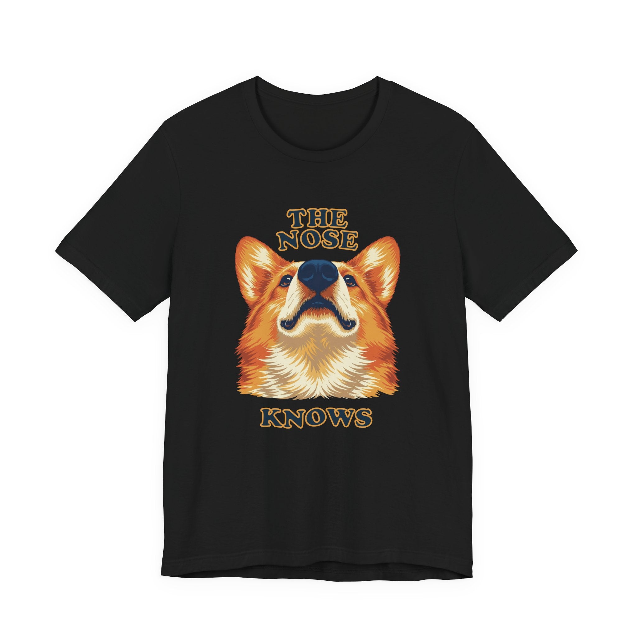 Corgi Lovers T-Shirt - "The Nose Knows"