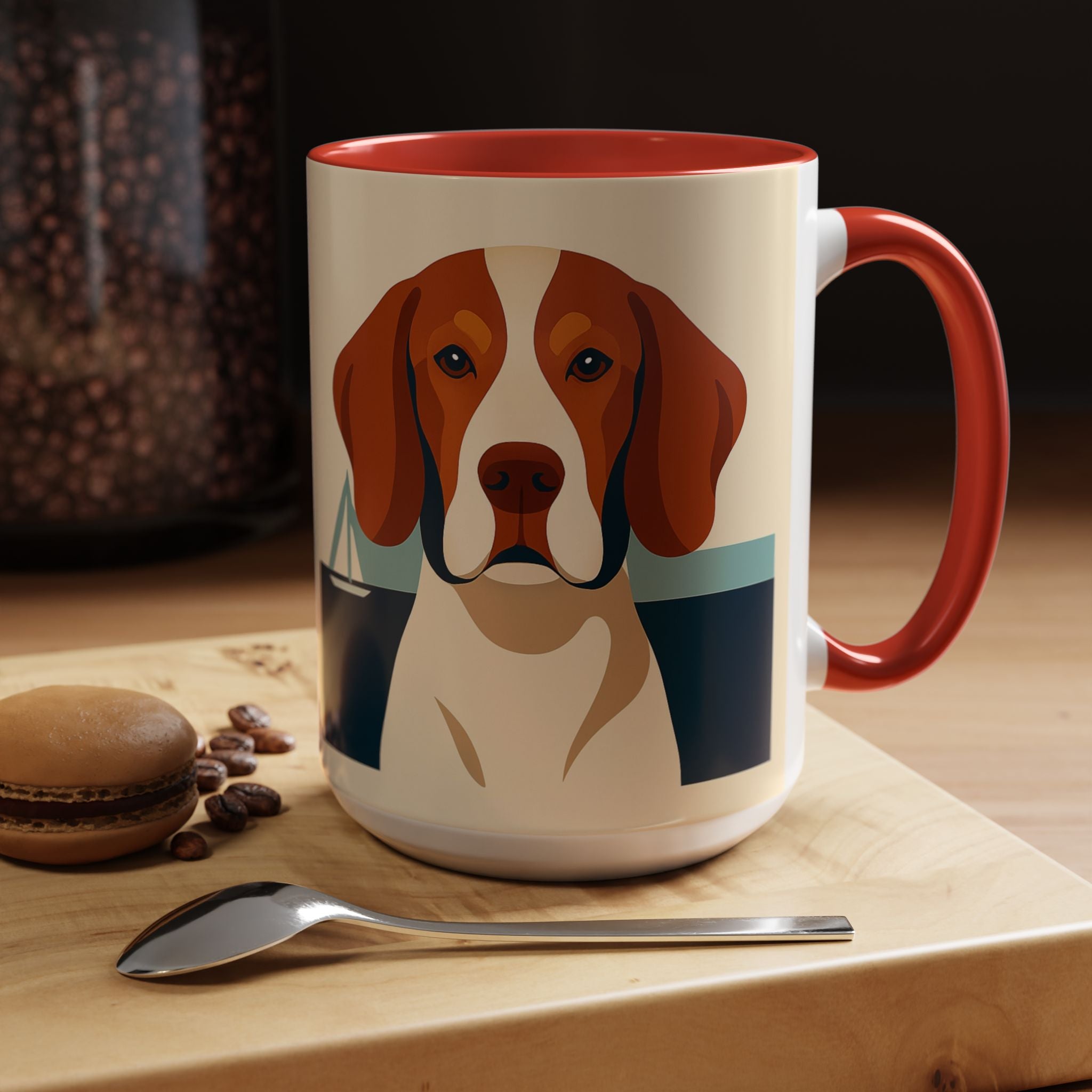 Adorable Beagle Accent Coffee Mug - Perfect Gift for Dog Lovers