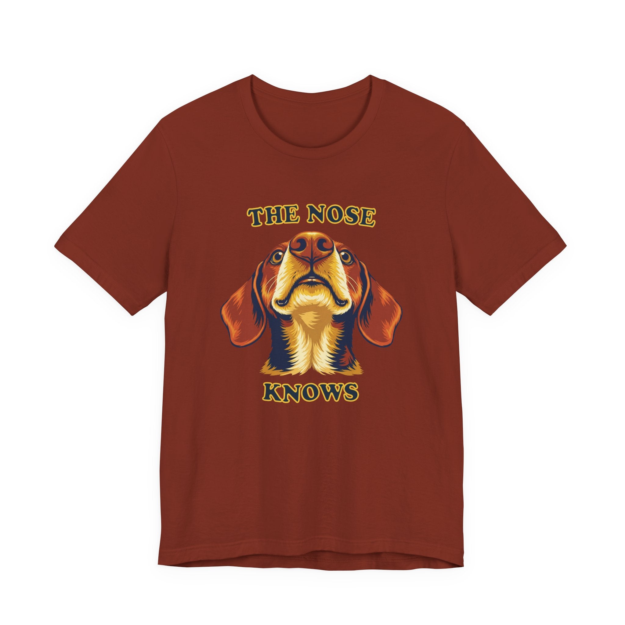 Shorthaired Dachshund Lovers T-Shirt - "The Nose Knows"