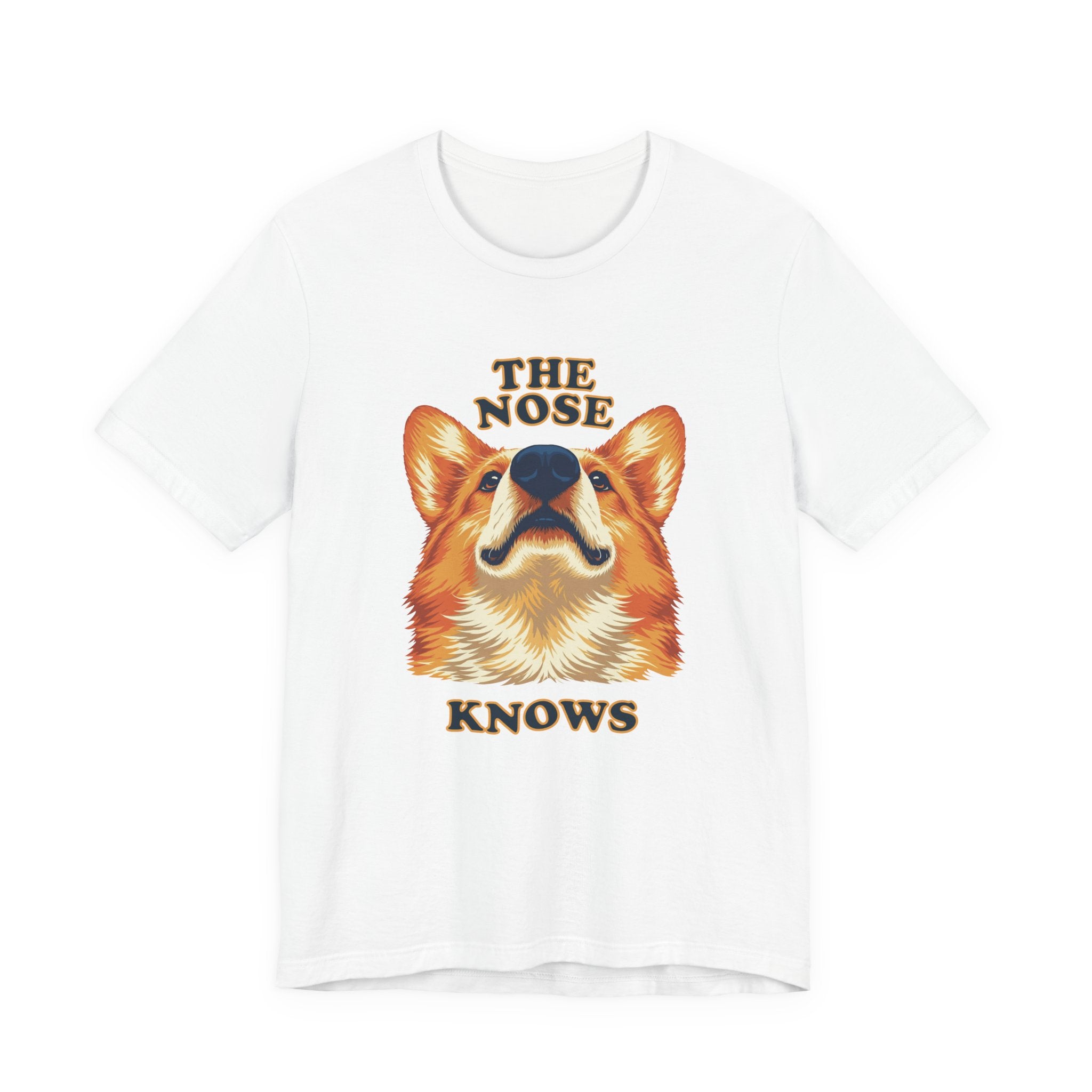 Corgi Lovers T-Shirt - "The Nose Knows"