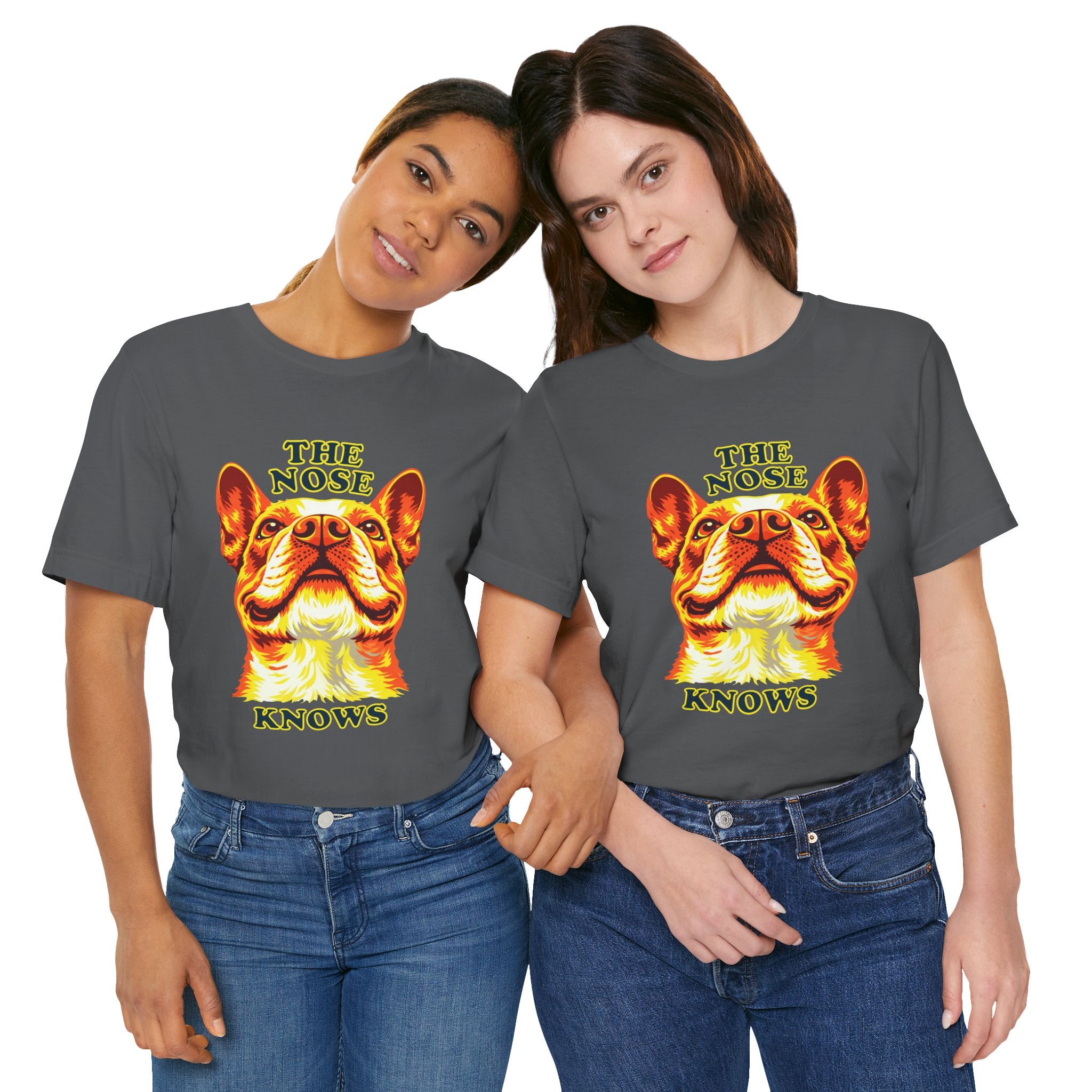 Frenchie Lovers T-Shirt - "The Nose Knows"