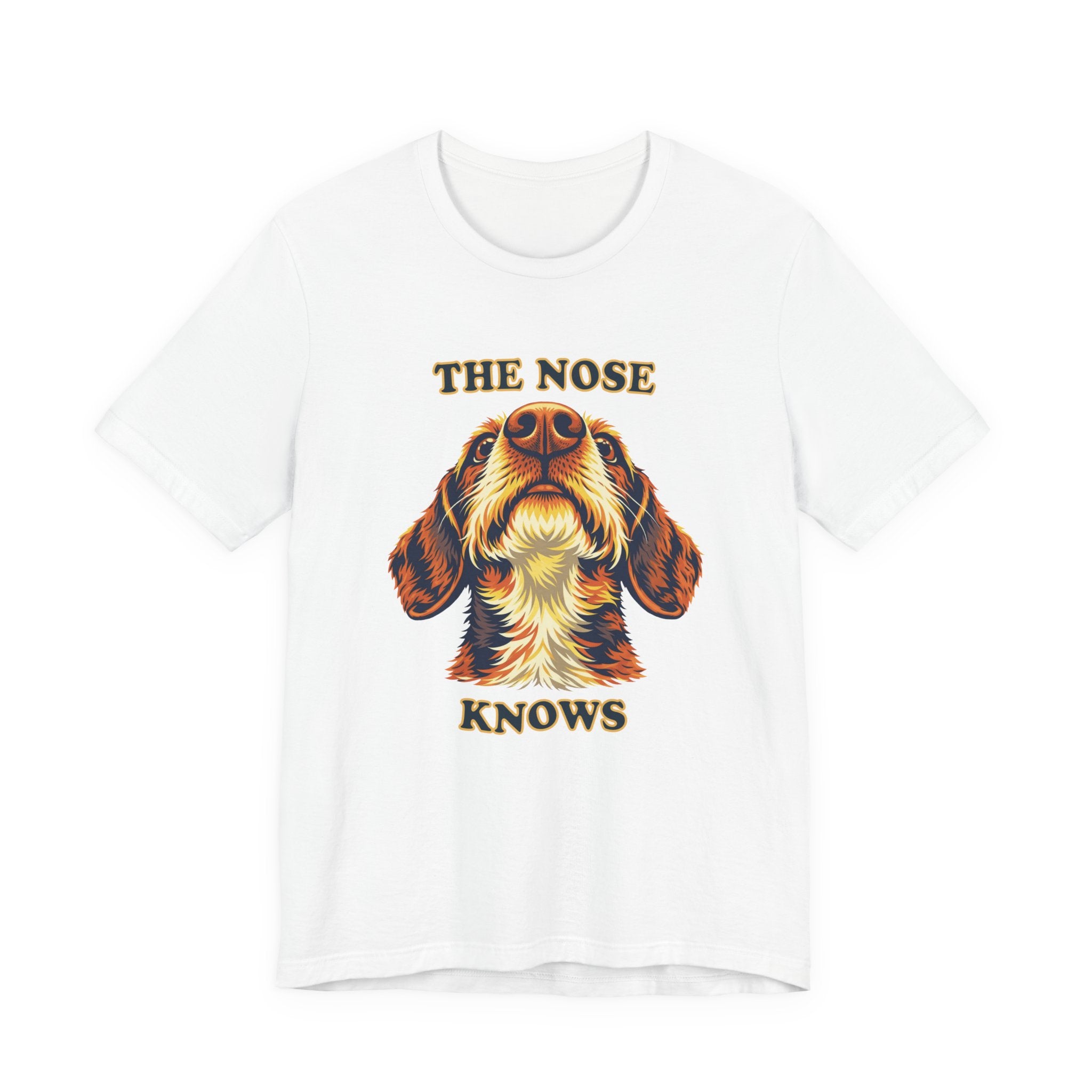 Wirehaired Dachshund Lovers T-Shirt - "The Nose Knows"