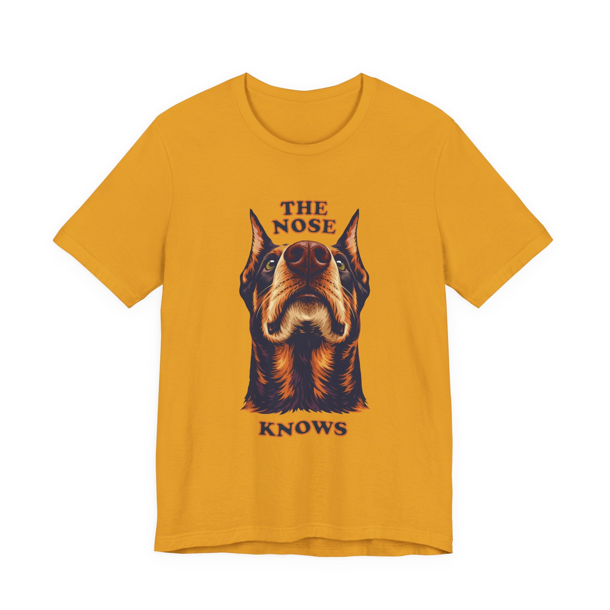 Doberman Lovers T-Shirt - "The Nose Knows"