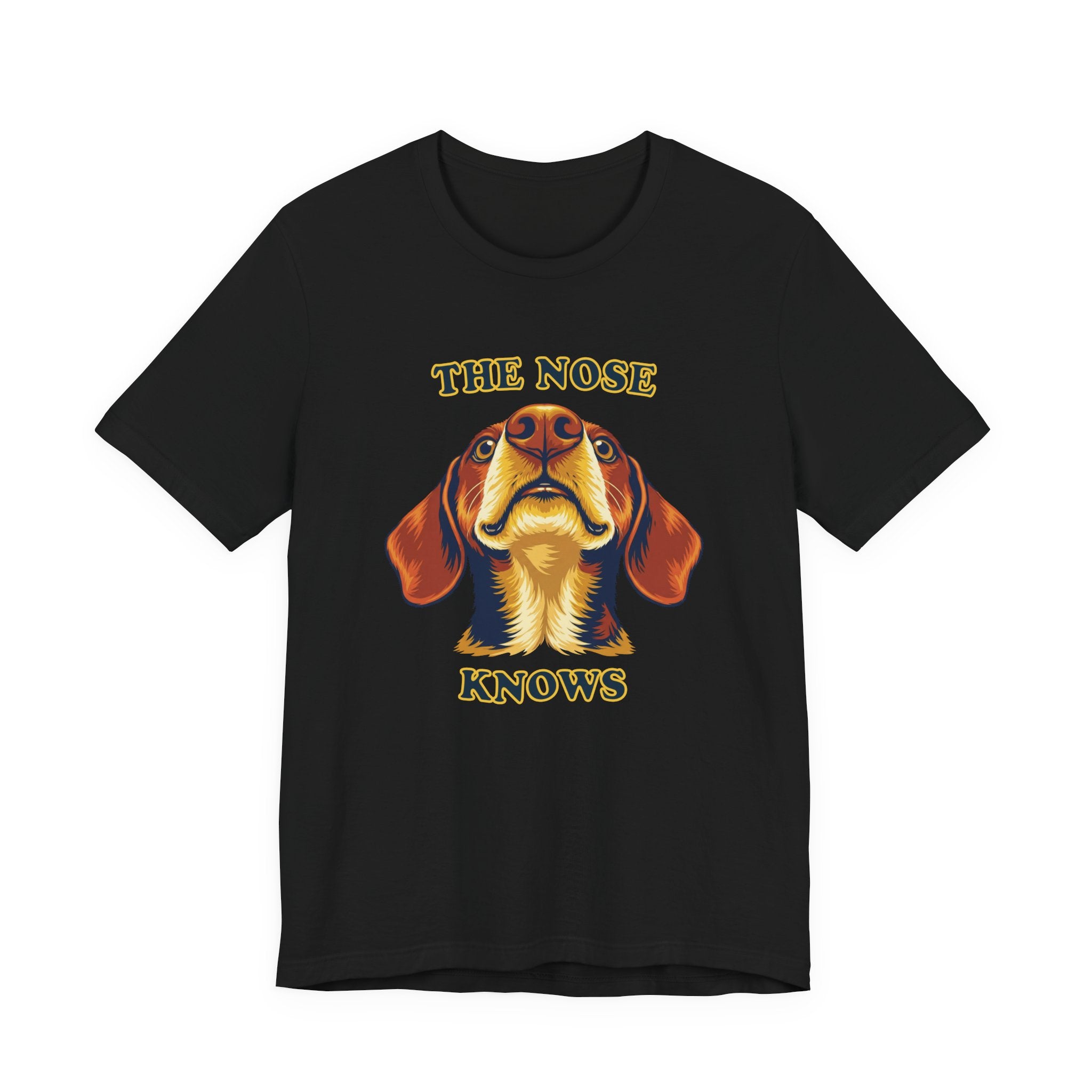 Shorthaired Dachshund Lovers T-Shirt - "The Nose Knows"