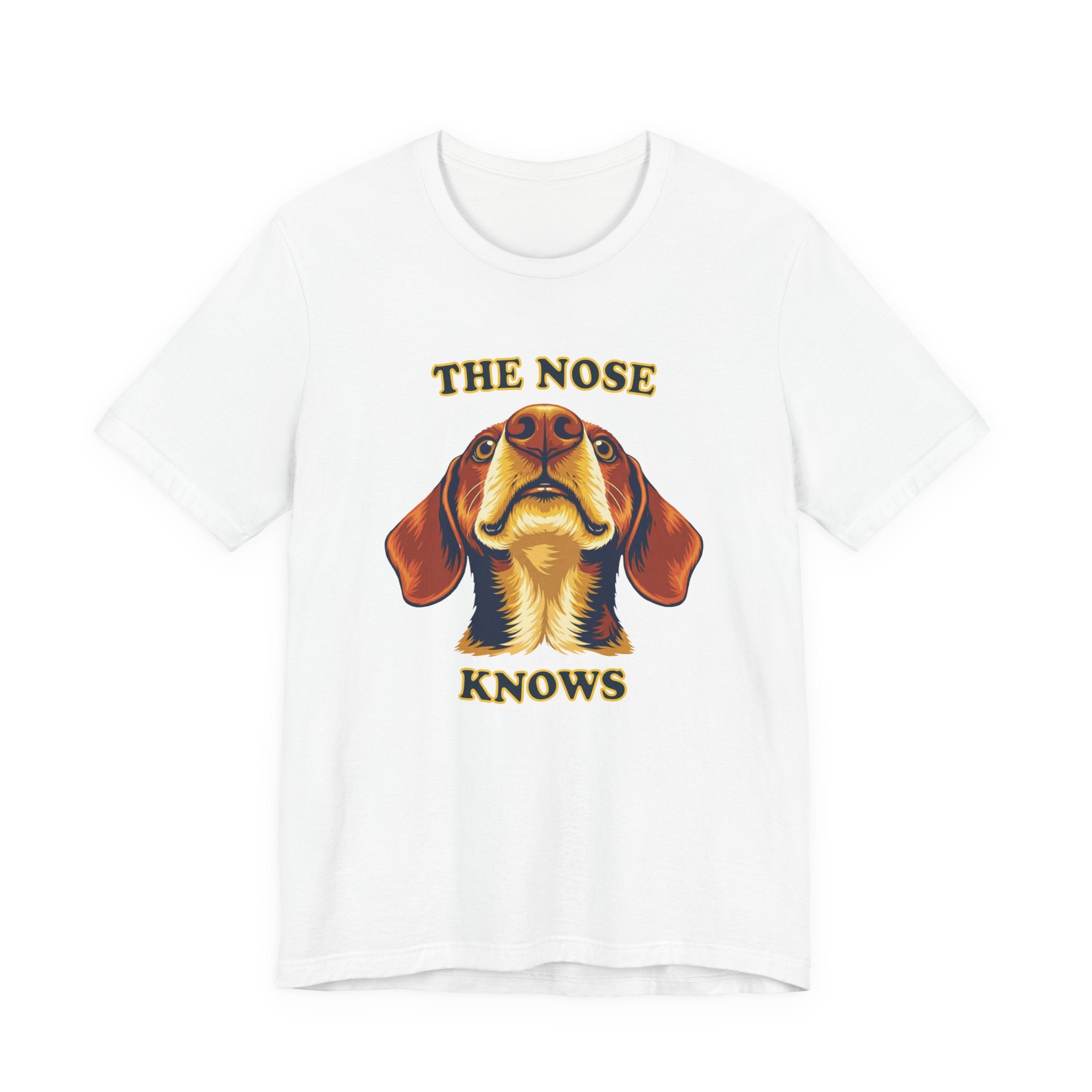 Shorthaired Dachshund Lovers T-Shirt - "The Nose Knows"