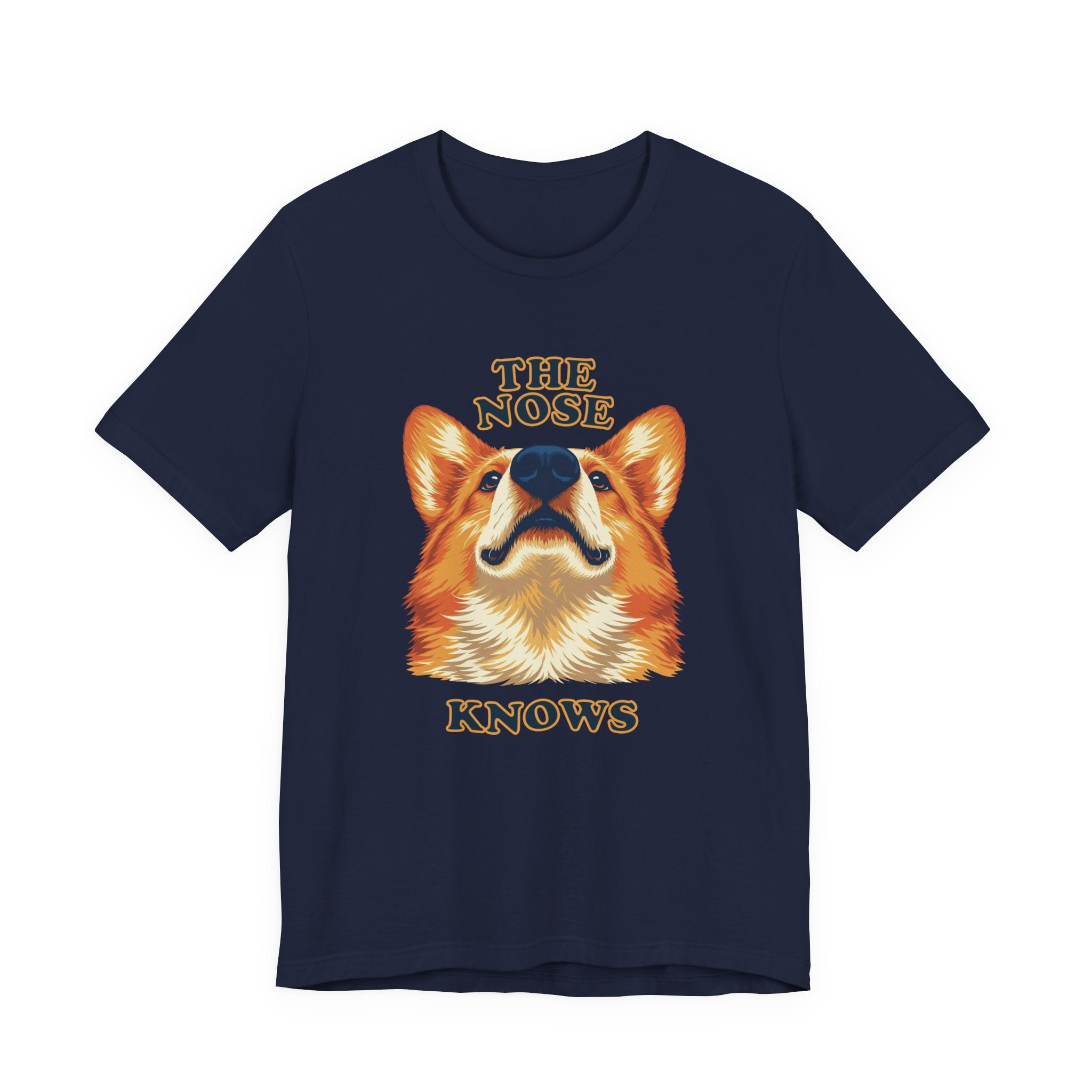 Corgi Lovers T-Shirt - "The Nose Knows"