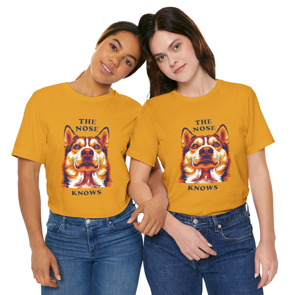 Husky Lovers T-Shirt - "The Nose Knows"