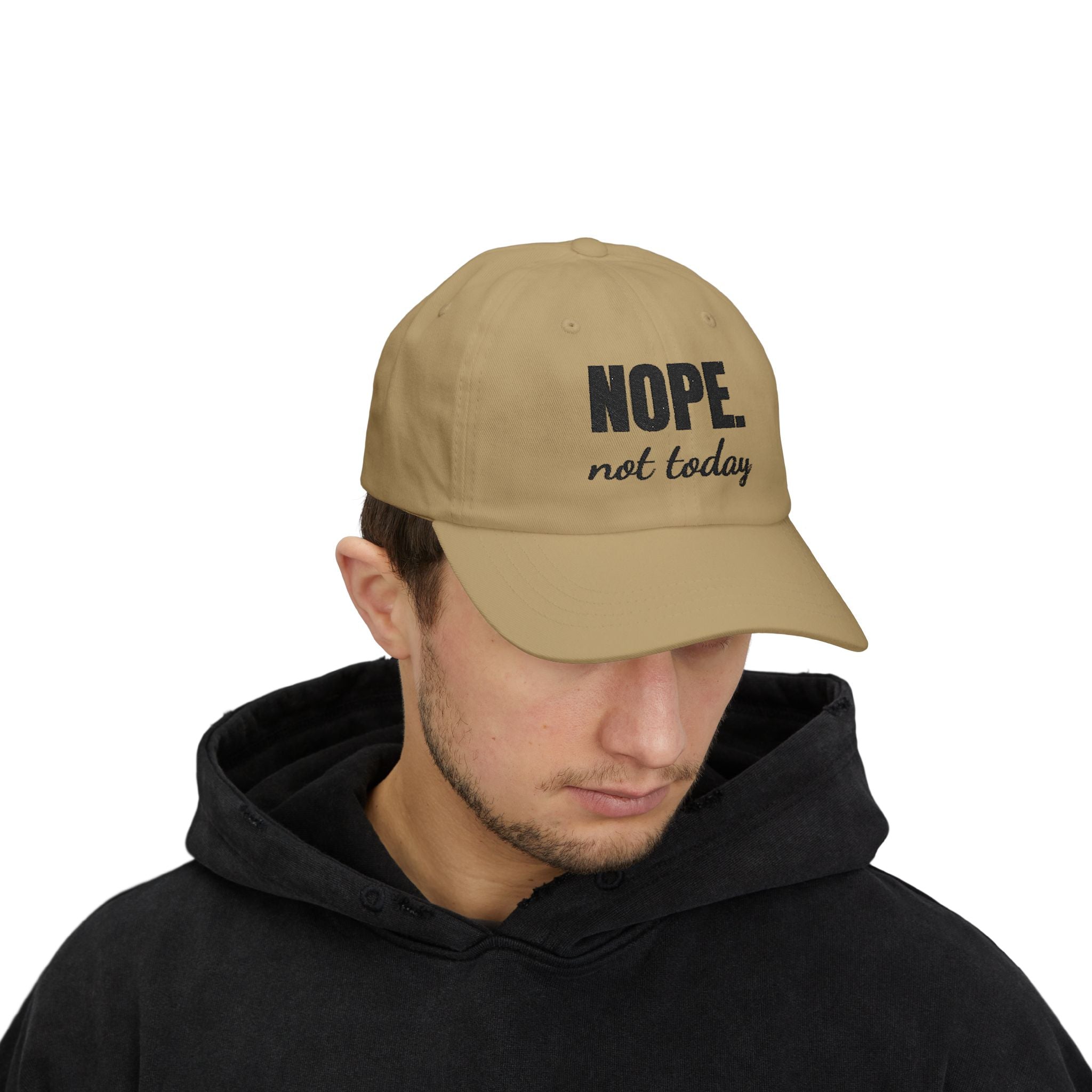 Funny Dad Cap – 'NOPE. not today' Adjustable Hat