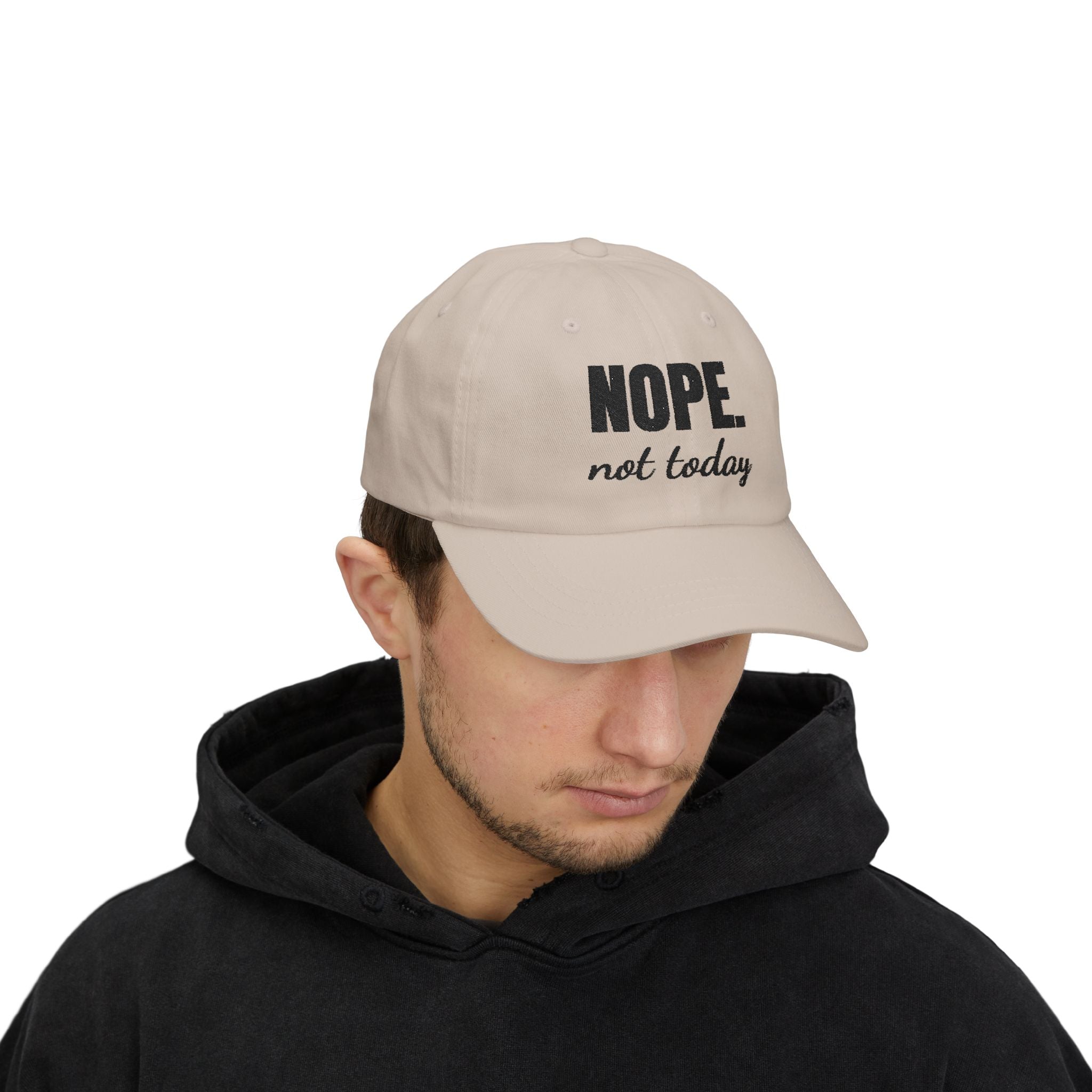 Funny Dad Cap – 'NOPE. not today' Adjustable Hat