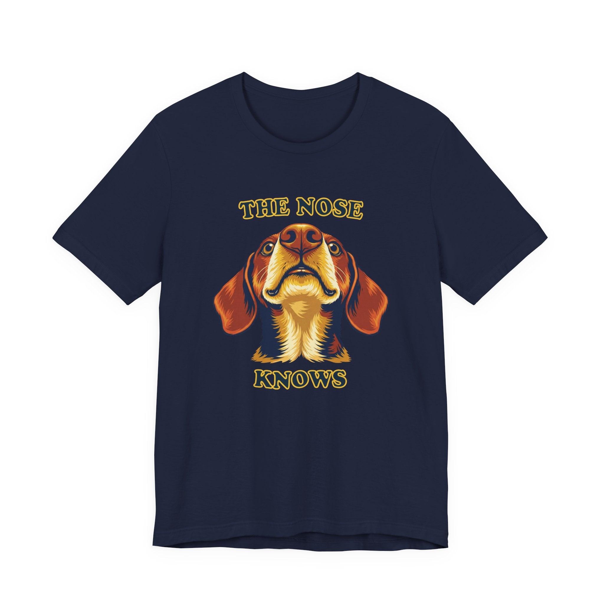 Shorthaired Dachshund Lovers T-Shirt - "The Nose Knows"