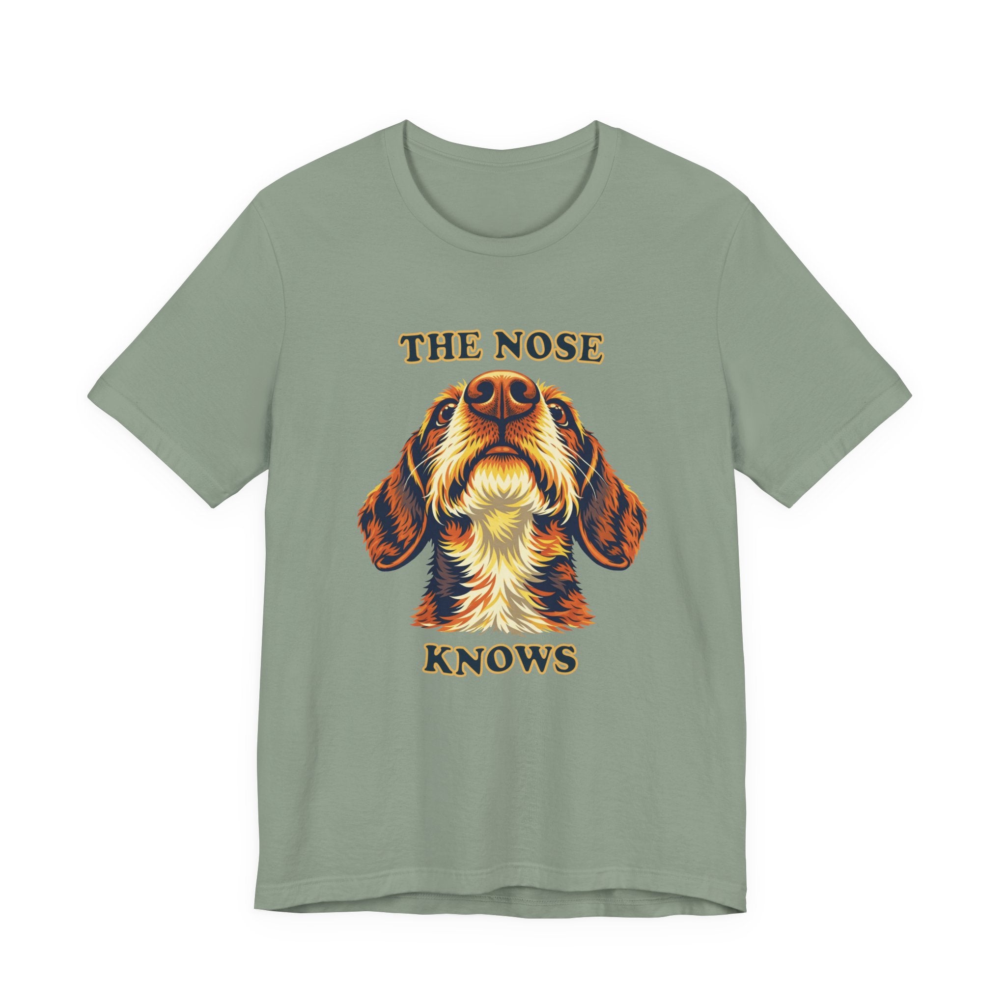 Wirehaired Dachshund Lovers T-Shirt - "The Nose Knows"