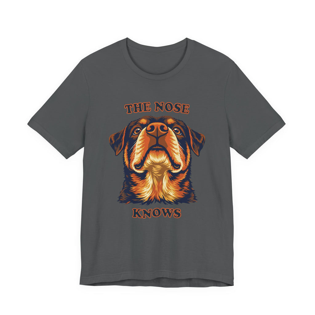 Rottweiler Lovers T-Shirt - "The Nose Knows"