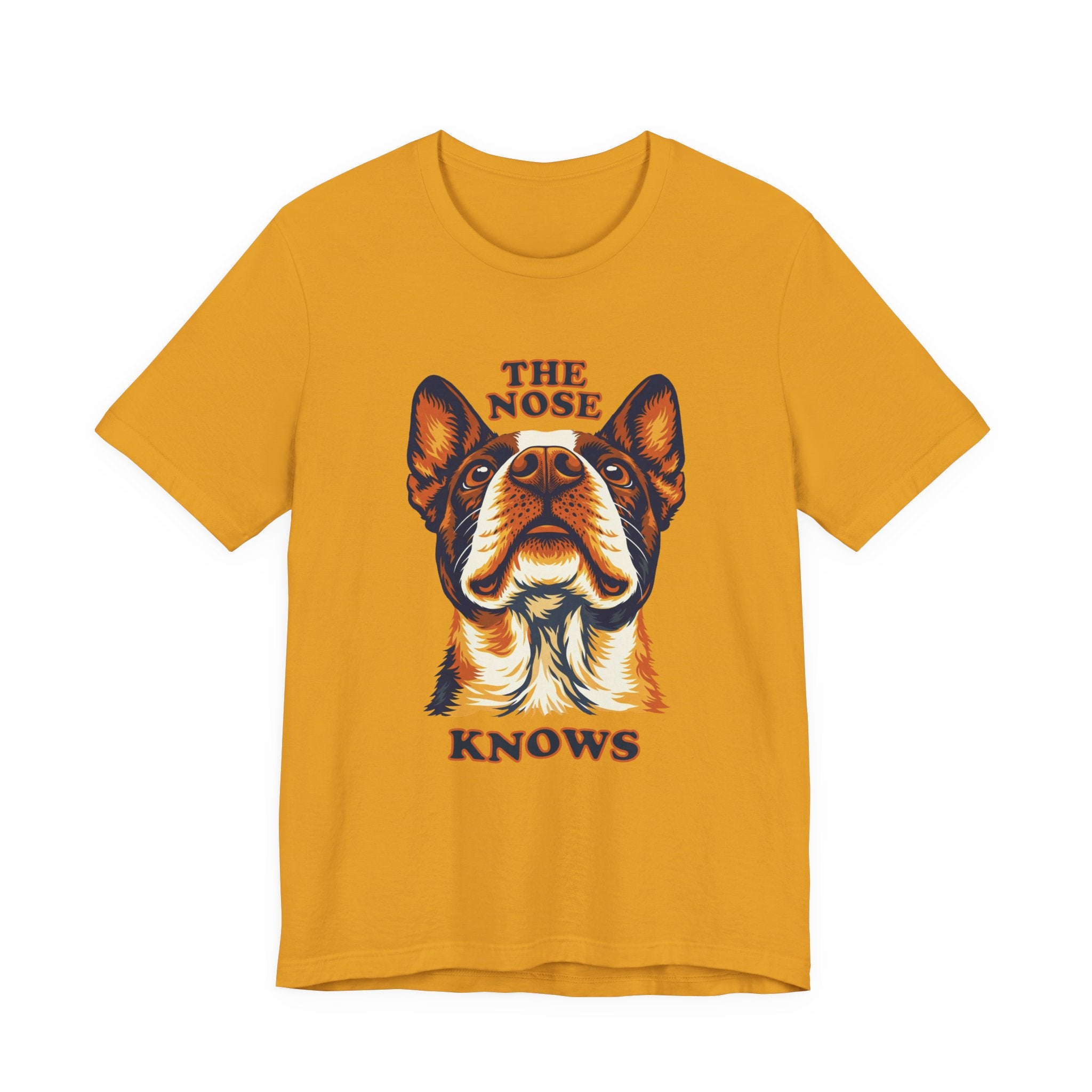 Boston Terrier Lovers T-Shirt - "The Nose Knows"