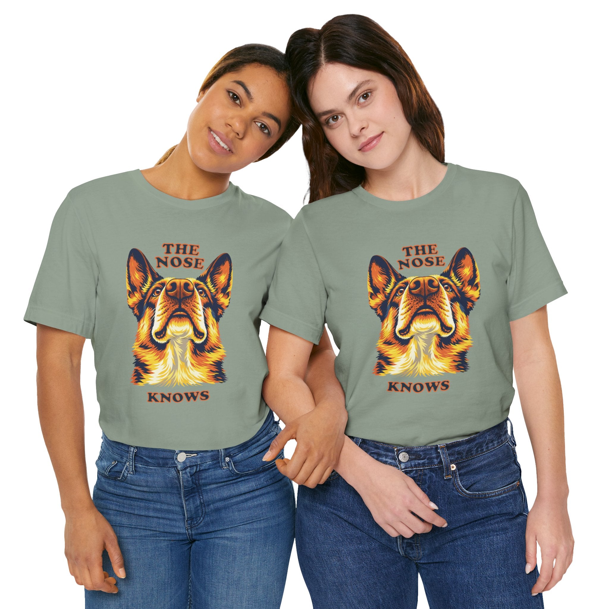 German Shepard Lovers T-Shirt - "The Nose Knows"