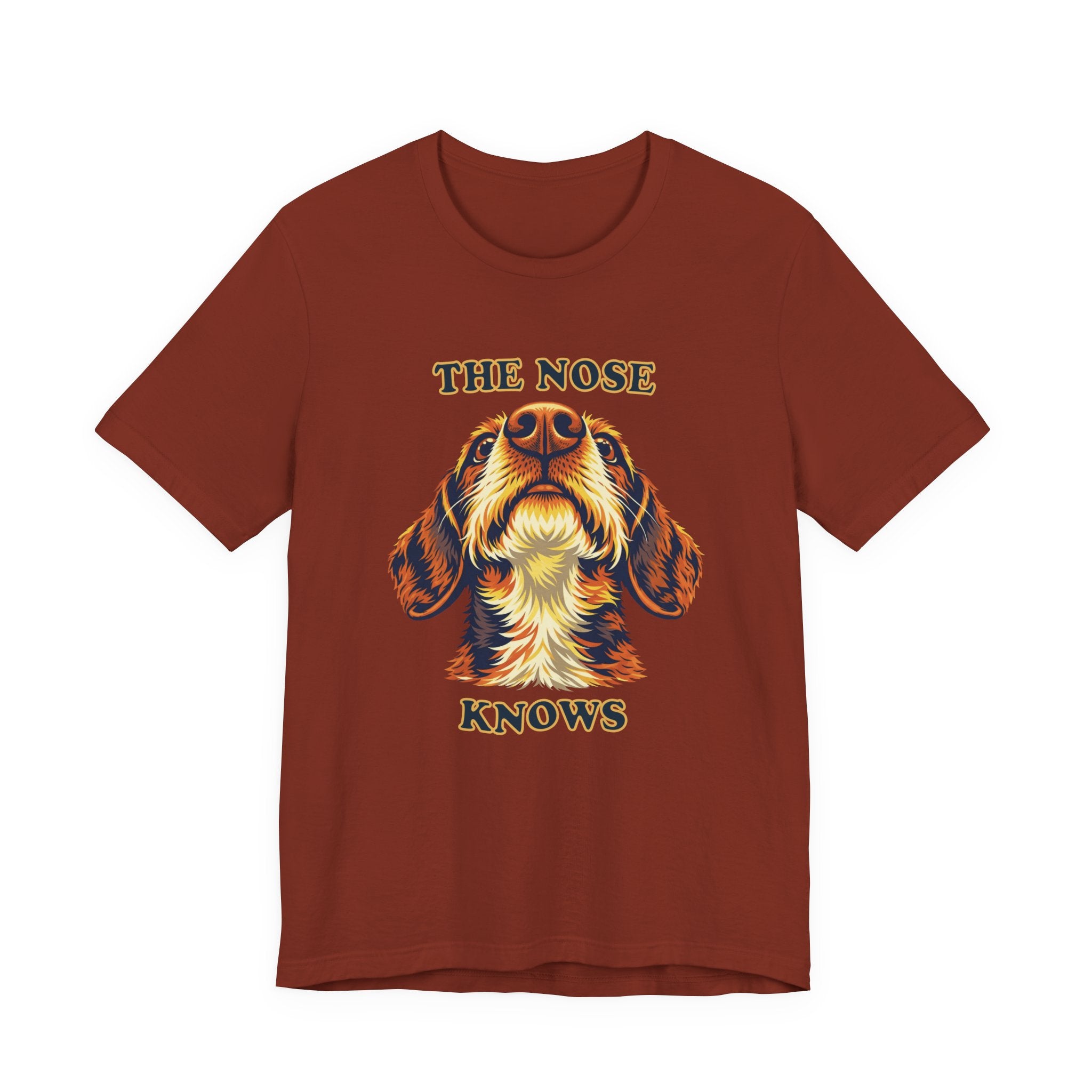 Wirehaired Dachshund Lovers T-Shirt - "The Nose Knows"