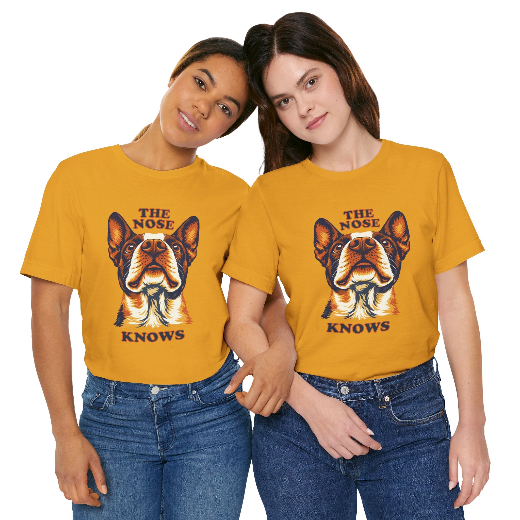 Boston Terrier Lovers T-Shirt - "The Nose Knows"