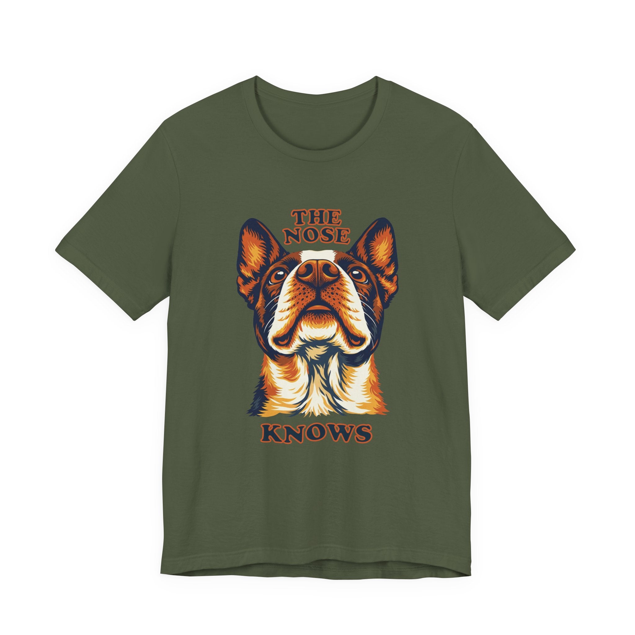 Boston Terrier Lovers T-Shirt - "The Nose Knows"