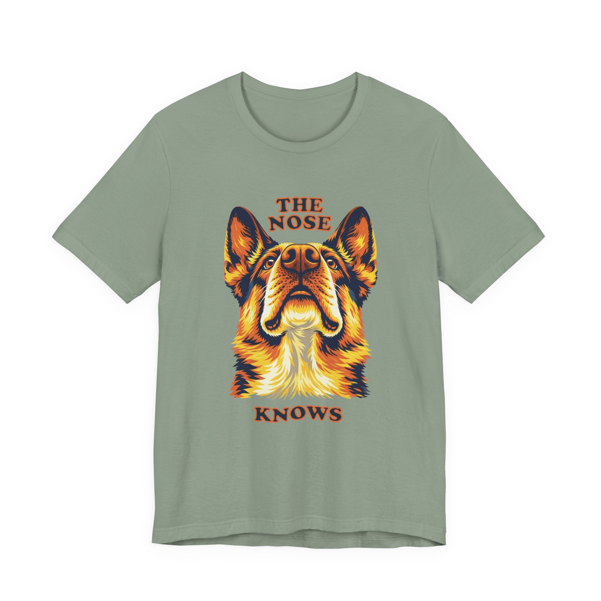 German Shepard Lovers T-Shirt - "The Nose Knows"