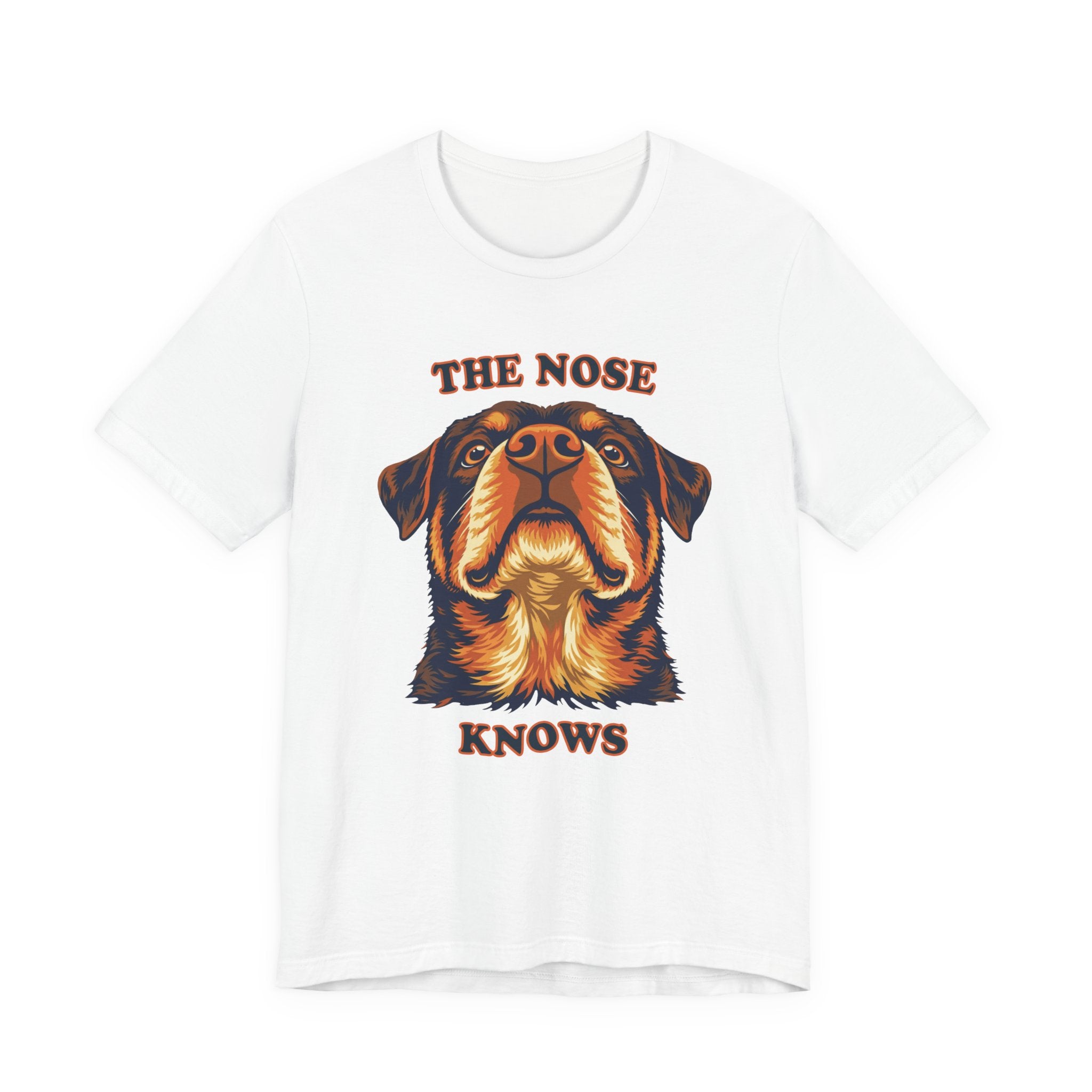 Rottweiler Lovers T-Shirt - "The Nose Knows"
