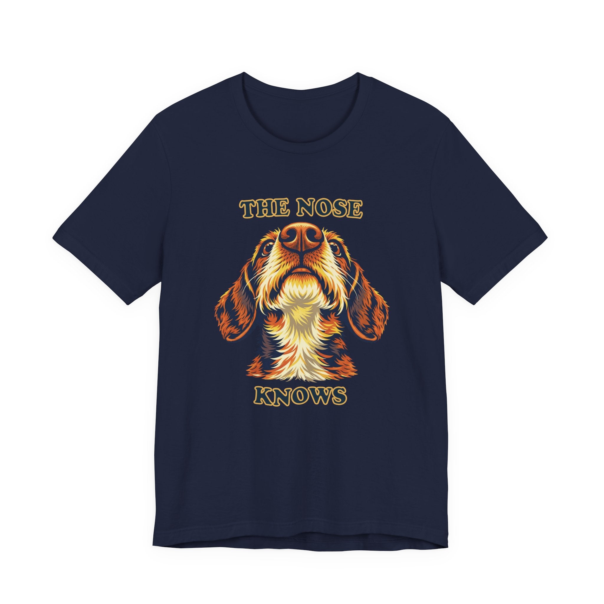 Wirehaired Dachshund Lovers T-Shirt - "The Nose Knows"