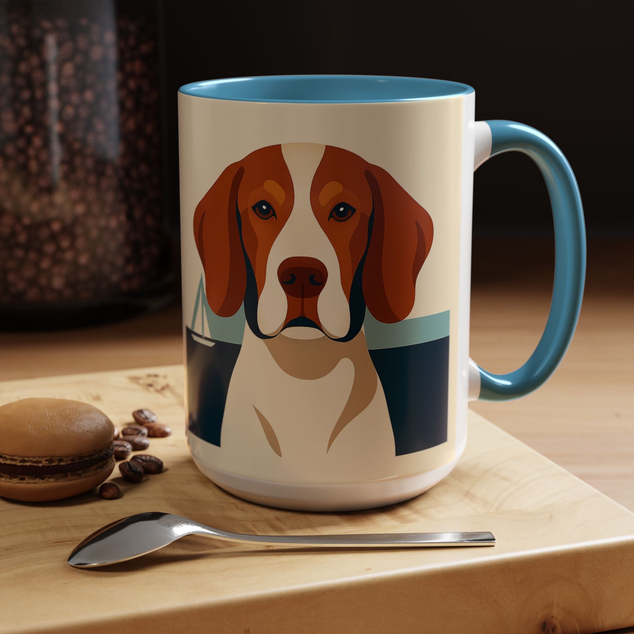 Adorable Beagle Accent Coffee Mug - Perfect Gift for Dog Lovers