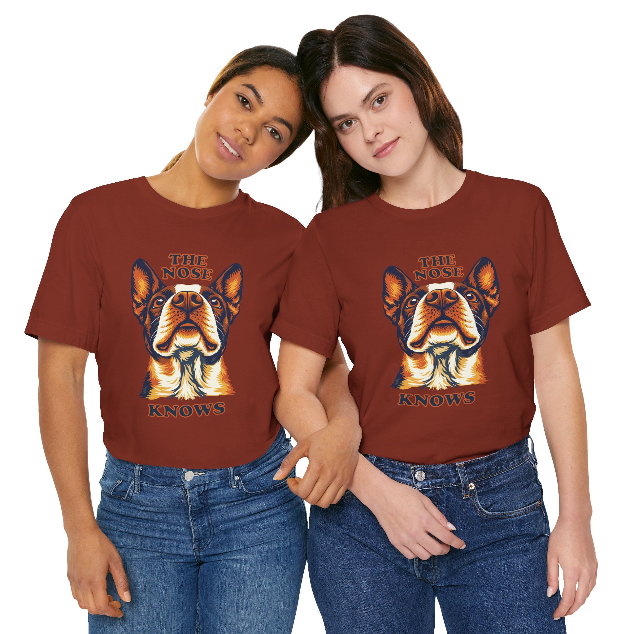 Boston Terrier Lovers T-Shirt - "The Nose Knows"