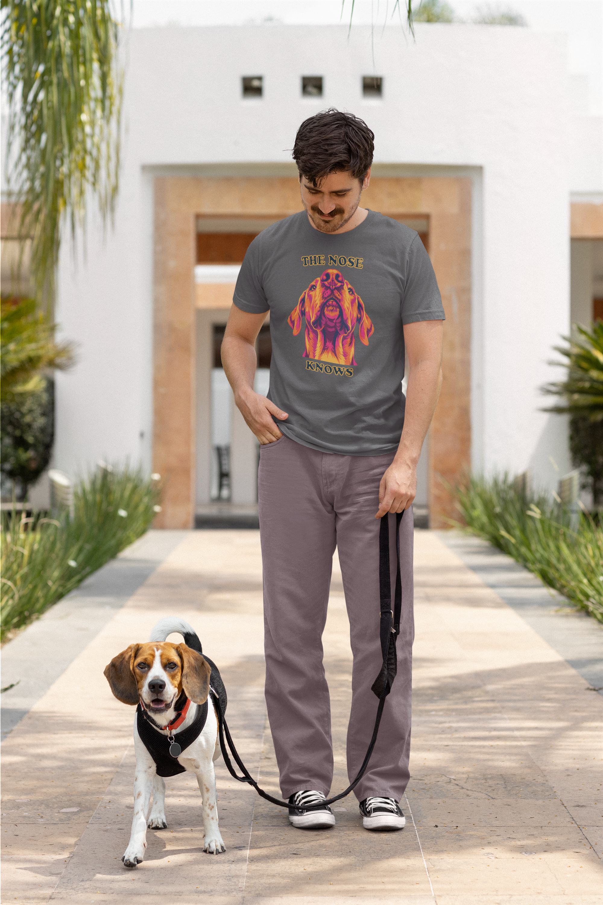 Great Dane Lovers T-Shirt - "The Nose Knows"